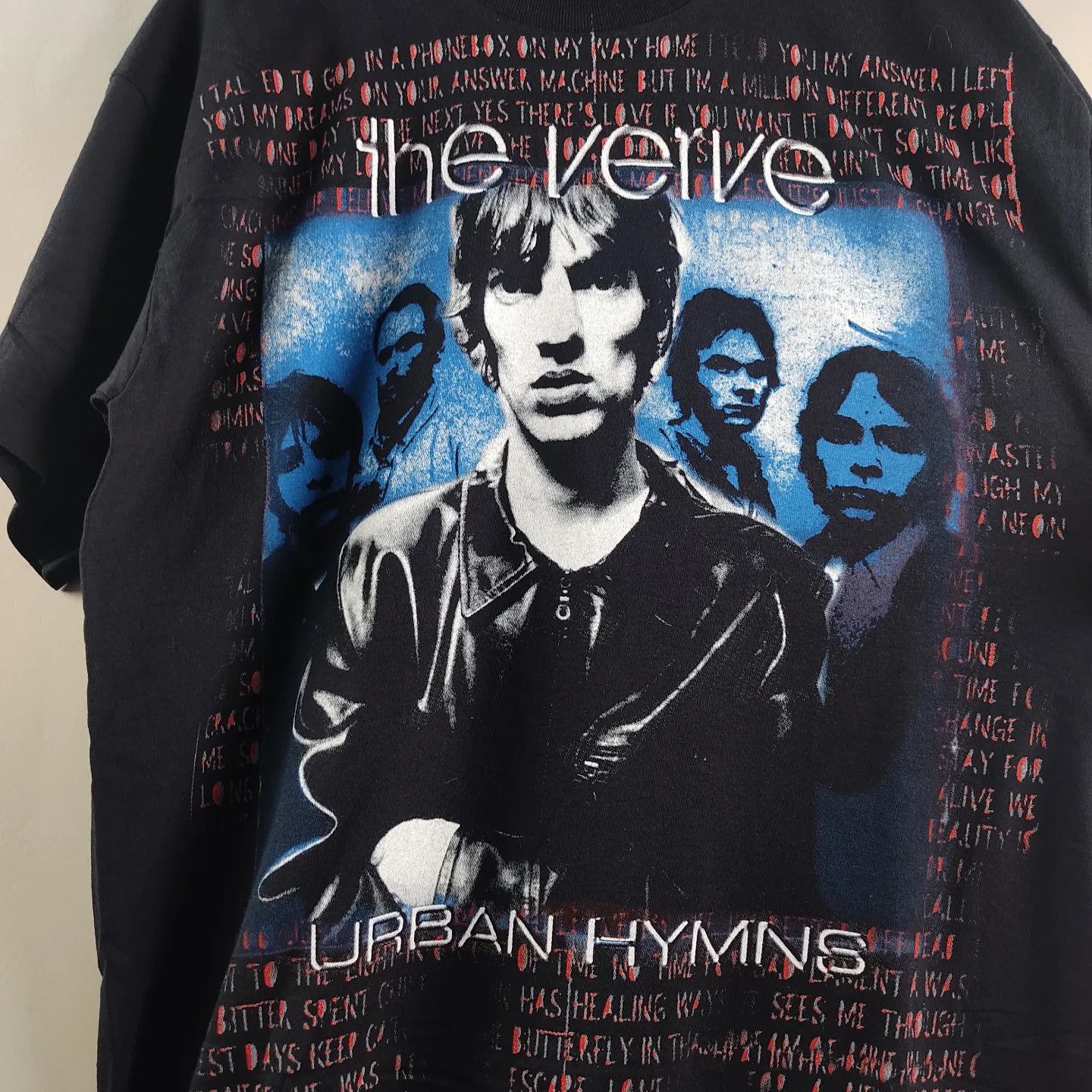 the verve オフィシャル90's vintage vintage 1990's THE VERVE long sleeve music tee “urban hymns