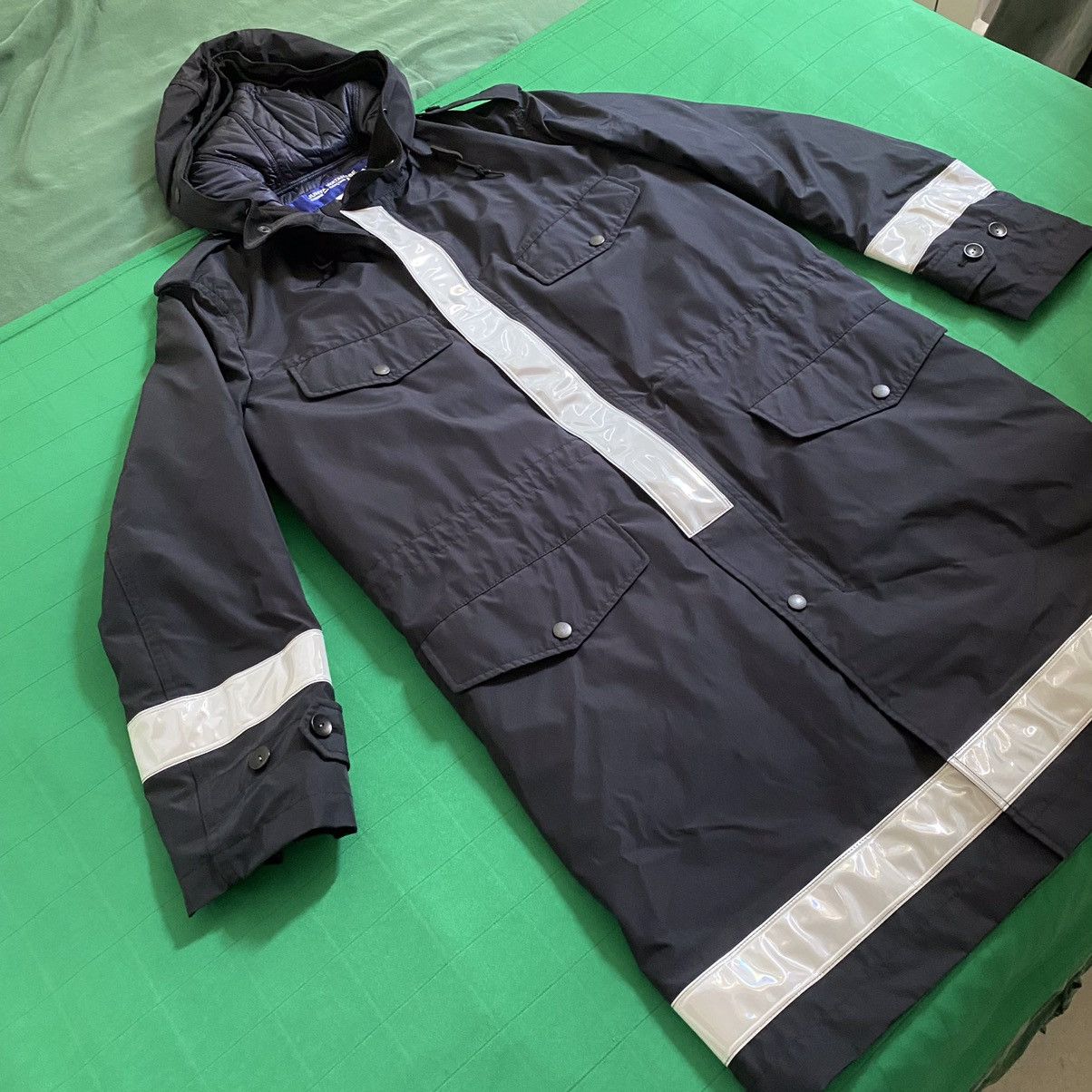 image of Comme Des Garcons x Comme Des Garcons Homme Junya Watanabe Layered Gore Windstopper Reflective Coat