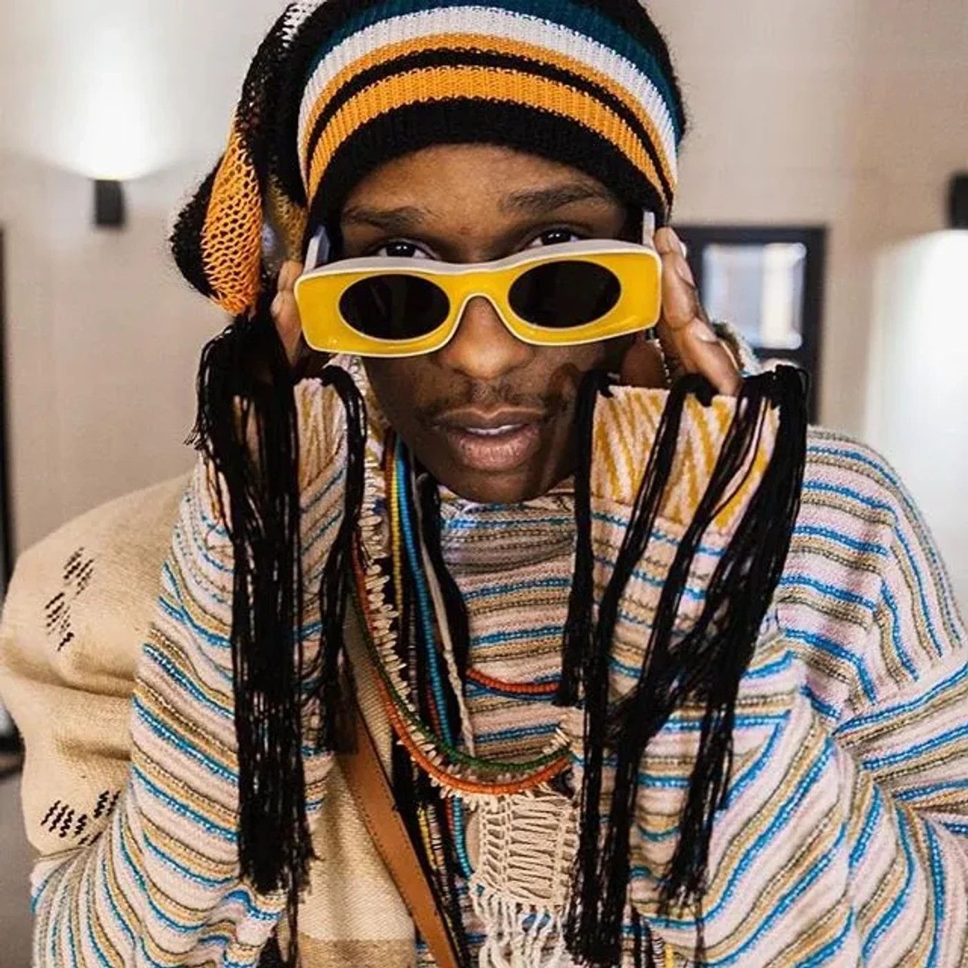 Vintage ASAP Rocky Acetate Yellow Ibiza Sunglasses Size ONE SIZE - 2 Thumbnail