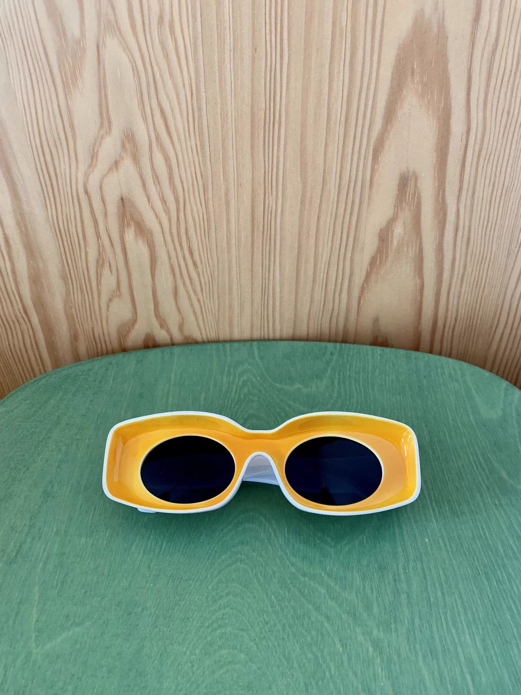 Vintage ASAP Rocky Acetate Yellow Ibiza Sunglasses Size ONE SIZE - 4 Thumbnail