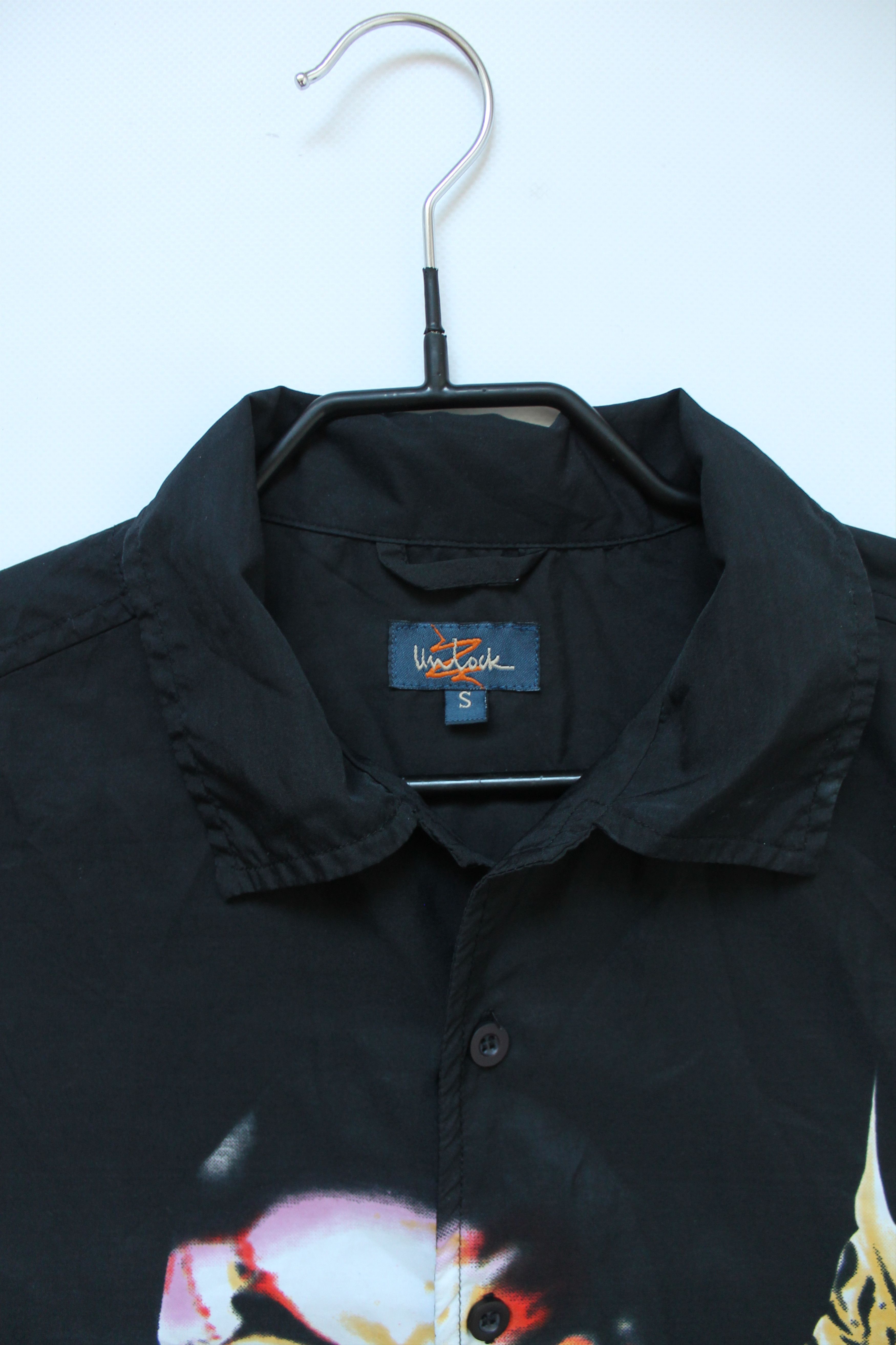 Vintage UNLOCK Skull Vintage Shirt Short Sleeve print streetwear Size US S / EU 44-46 / 1 - 6 Thumbnail