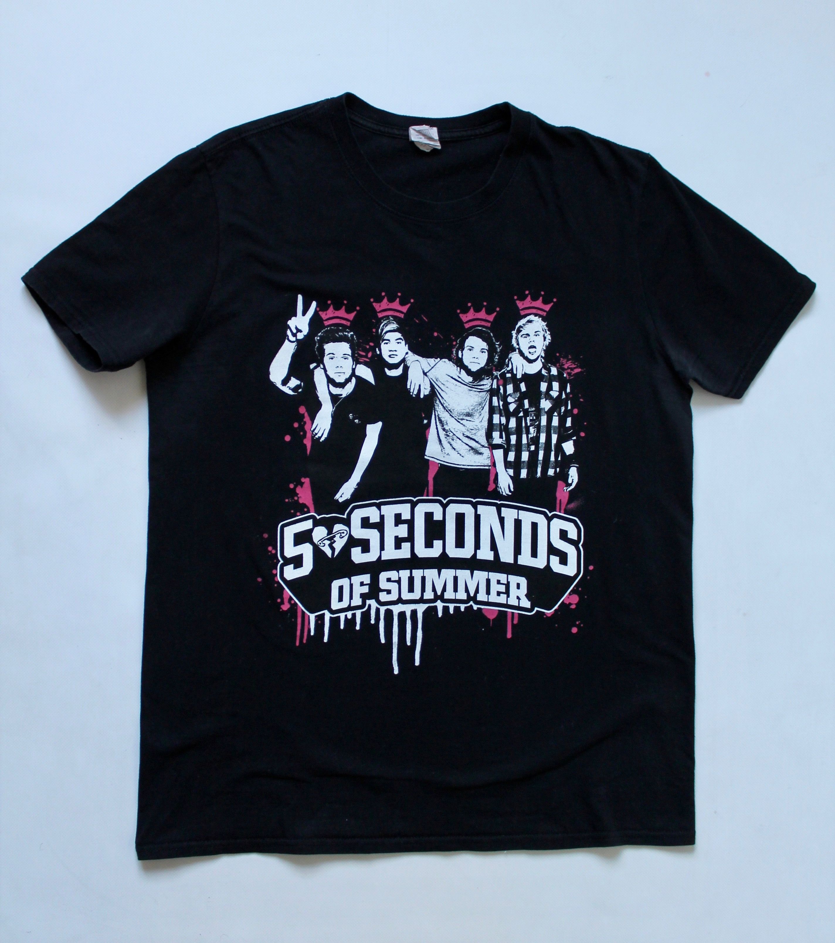 Band Tees 5 Seconds Of Summer world Tour tee Band Rock Size US L / EU 52-54 / 3 - 11 Thumbnail