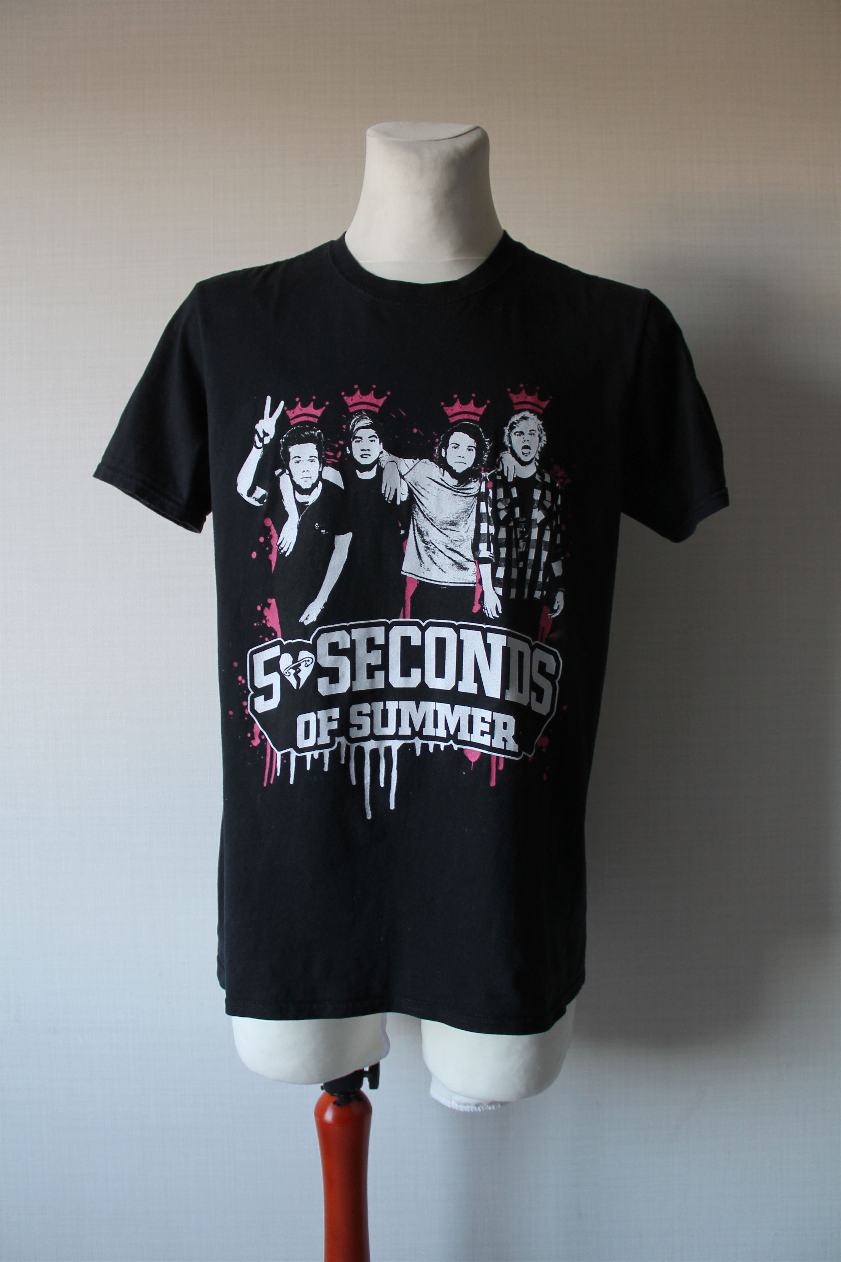 Band Tees 5 Seconds Of Summer world Tour tee Band Rock Size US L / EU 52-54 / 3 - 7 Thumbnail