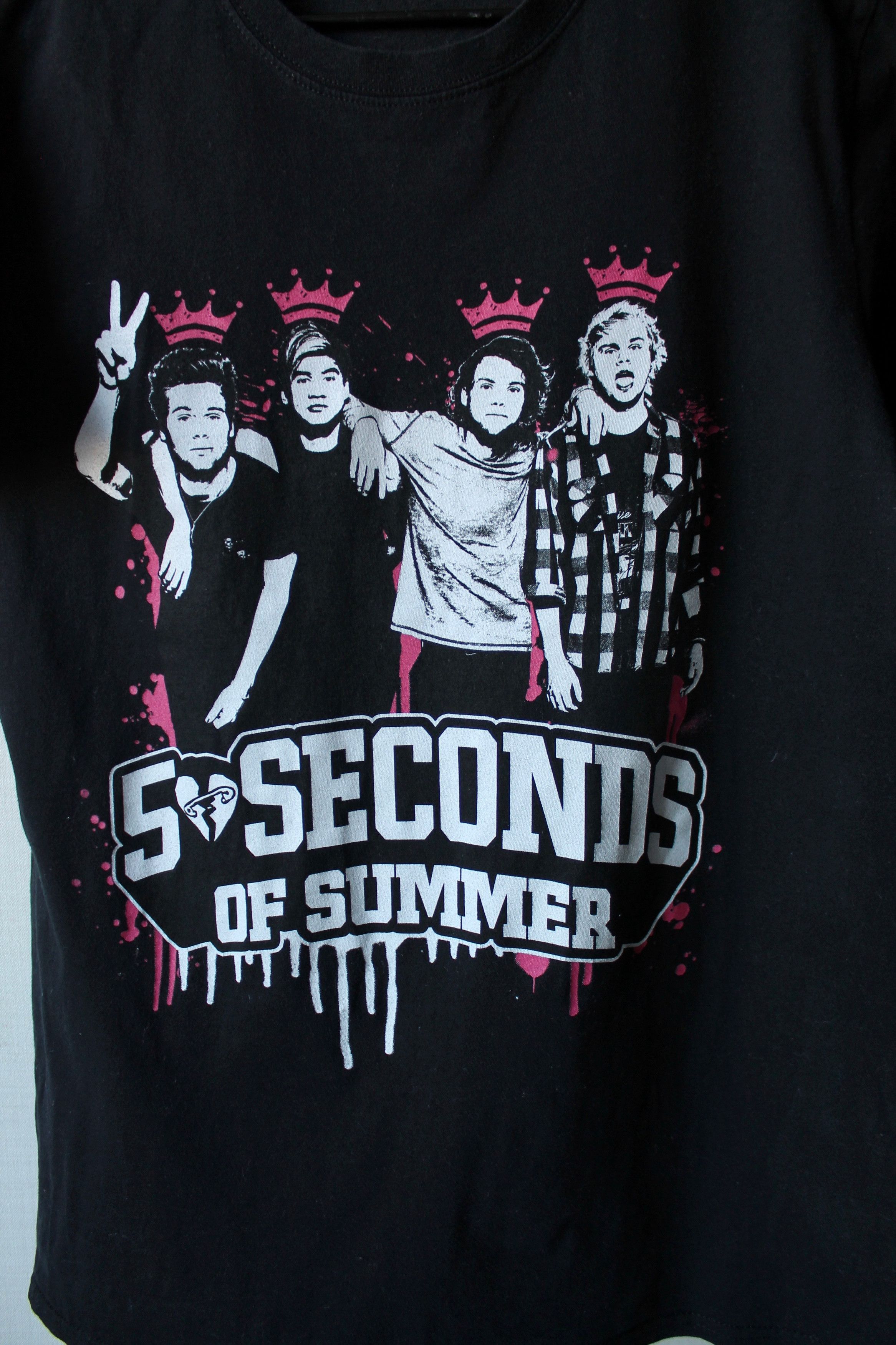 Band Tees 5 Seconds Of Summer world Tour tee Band Rock Size US L / EU 52-54 / 3 - 3 Thumbnail