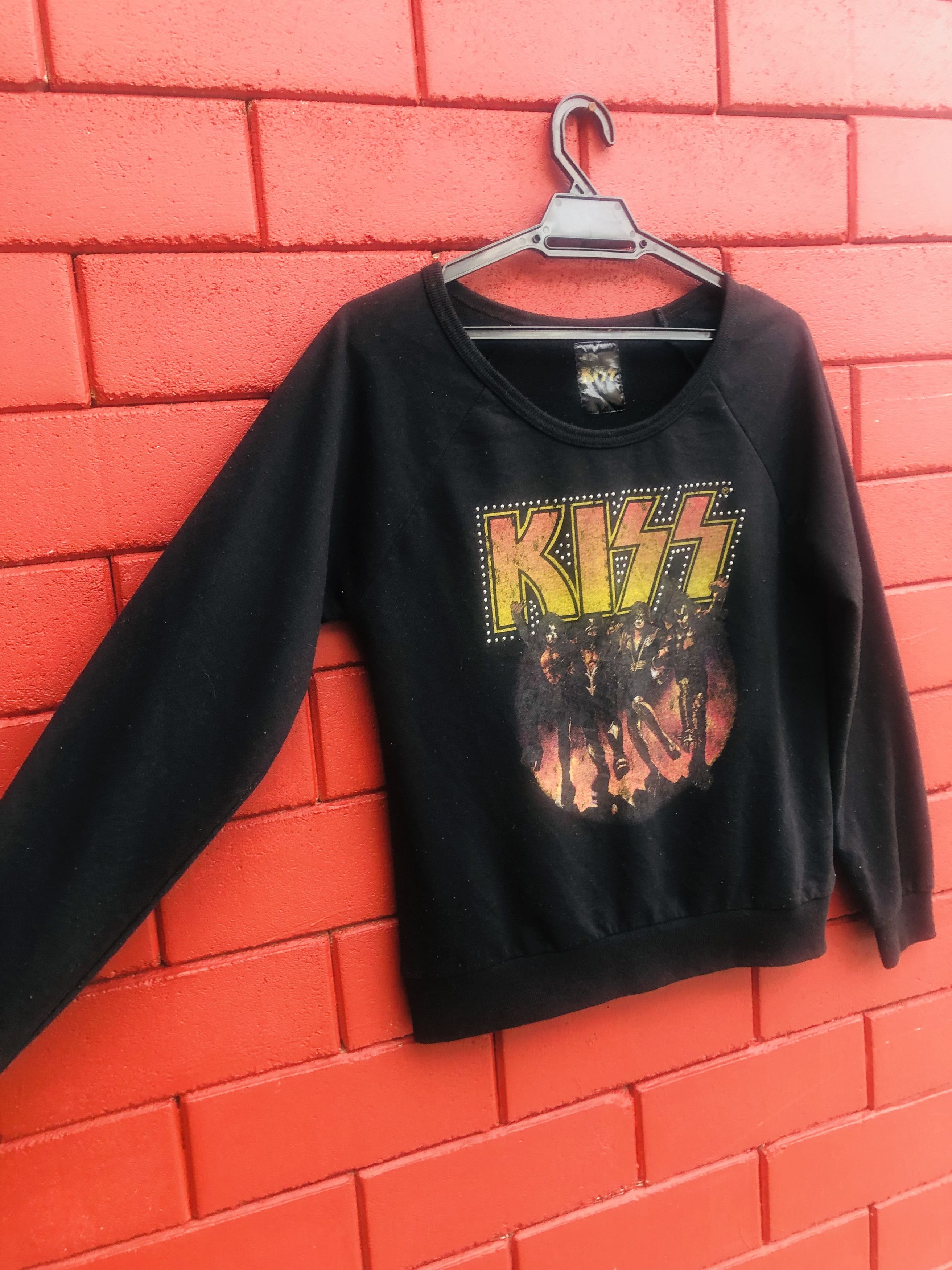 Band Tees × Vintage Vintage KISS Band Music Designer Fashion Style Size M / US 6-8 / IT 42-44 - 4 Thumbnail
