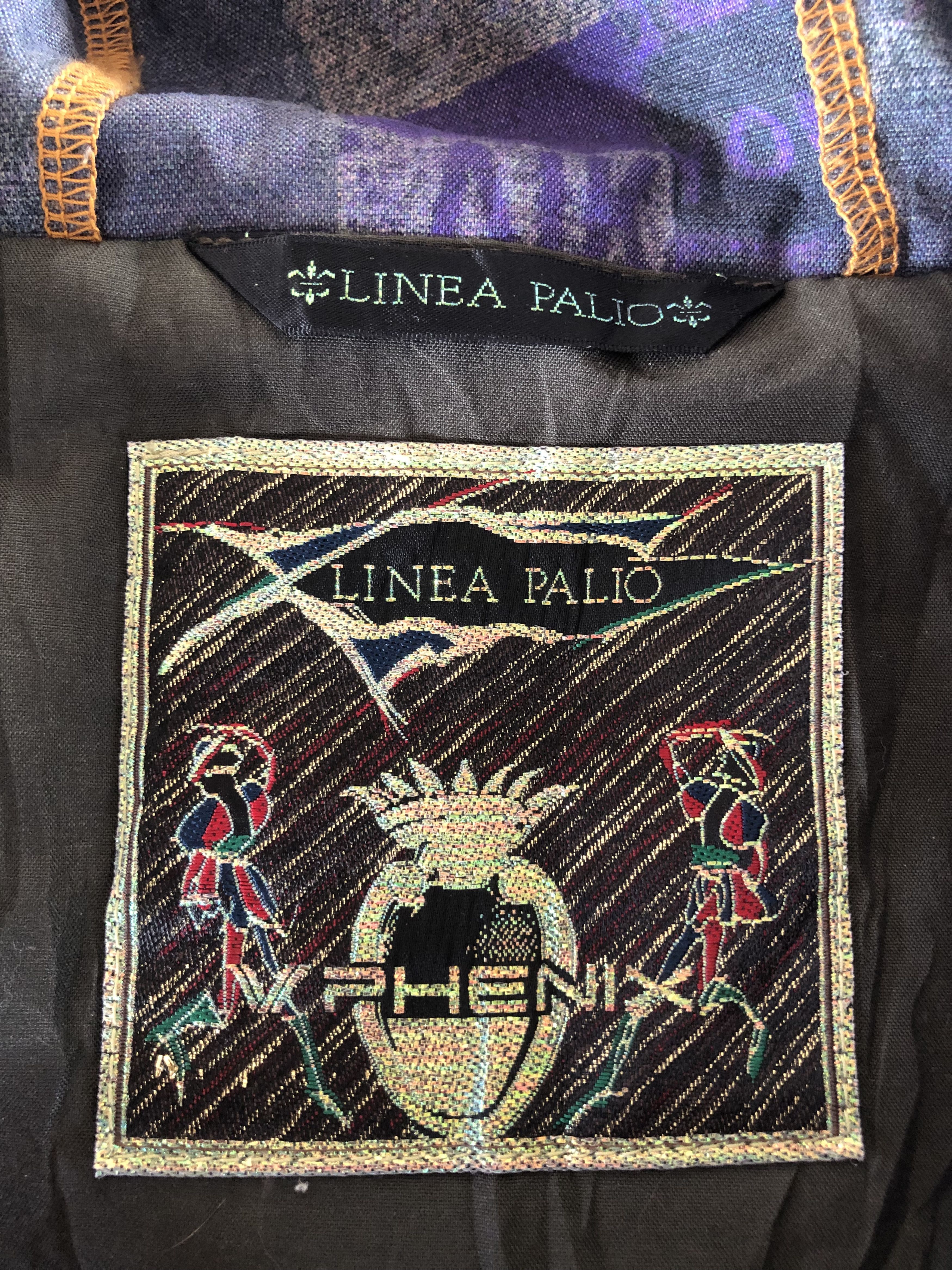 Linea RARE🔥VINTAGE LINEA PALIO ETHNIC TRIBE HALFZIPPER JACKET Size US XXL / EU 58 / 5 - 17 Thumbnail