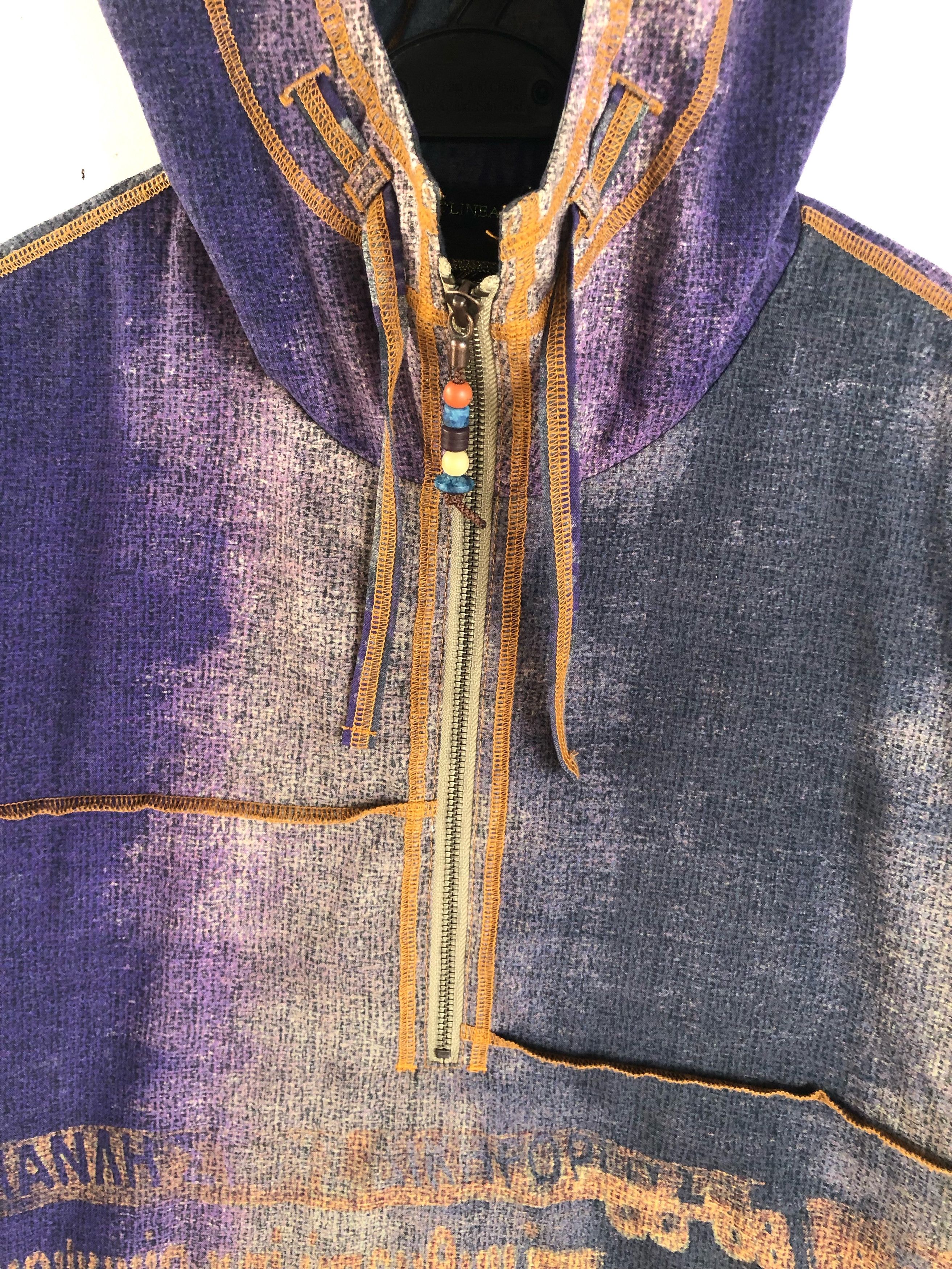 Linea RARE🔥VINTAGE LINEA PALIO ETHNIC TRIBE HALFZIPPER JACKET Size US XXL / EU 58 / 5 - 9 Thumbnail