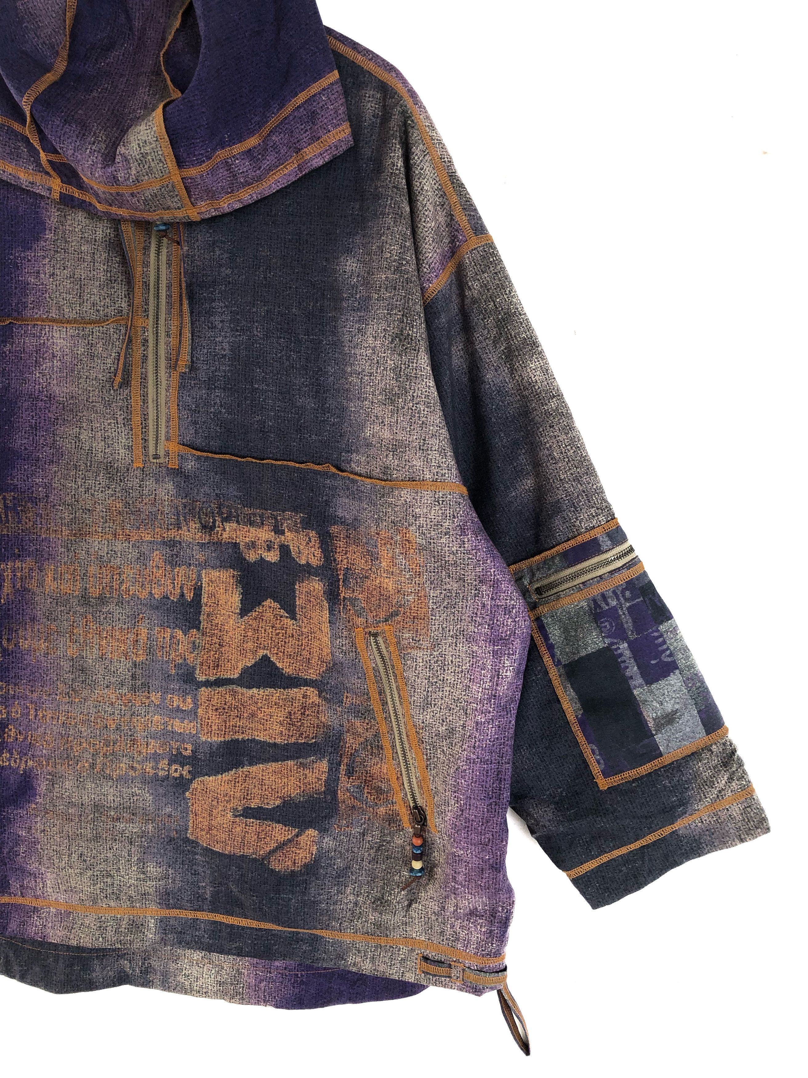 Linea RARE🔥VINTAGE LINEA PALIO ETHNIC TRIBE HALFZIPPER JACKET Size US XXL / EU 58 / 5 - 4 Thumbnail