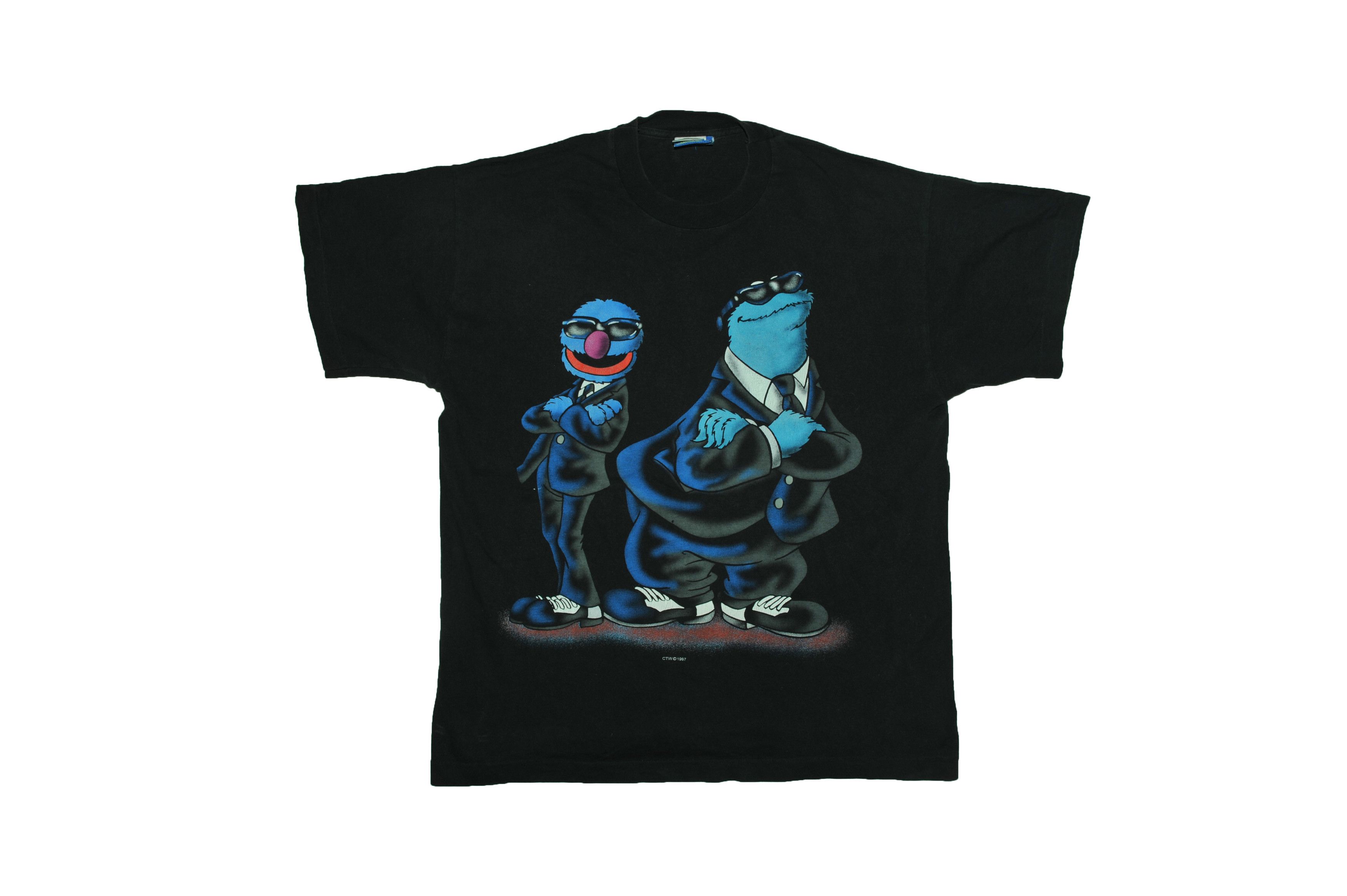 Vintage Vintage 90s 1997 Sesame Street T-shirt Size US L / EU 52-54 / 3 - 1 Thumbnail