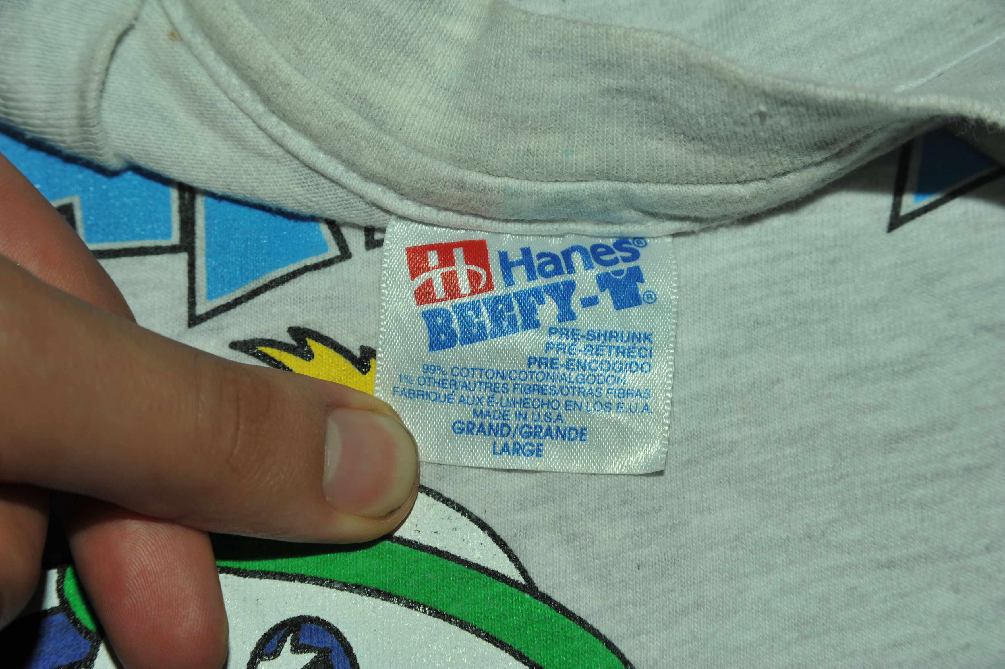 Hanes Vintage 90s 1996 Atlanta Whatizit Promo Shirt Size US L / EU 52-54 / 3 - 6 Thumbnail