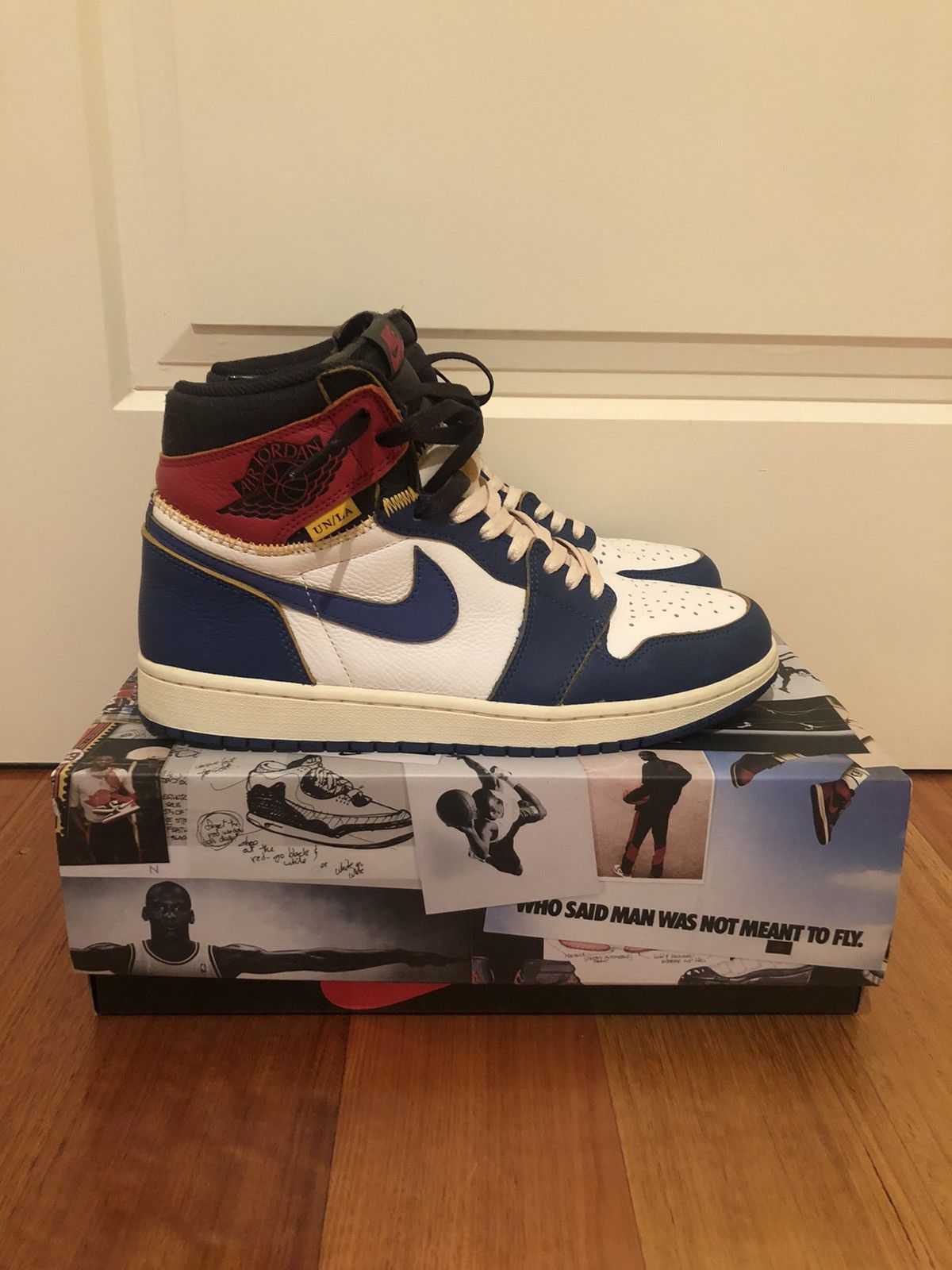 Jordan Brand FINAL DROP Union x Air Jordan 1 Retro High Storm Blue 2018 Grailed