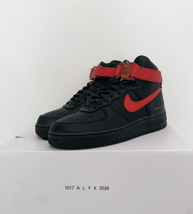 Nike Air Force 1 High Alyx Black Red | Grailed