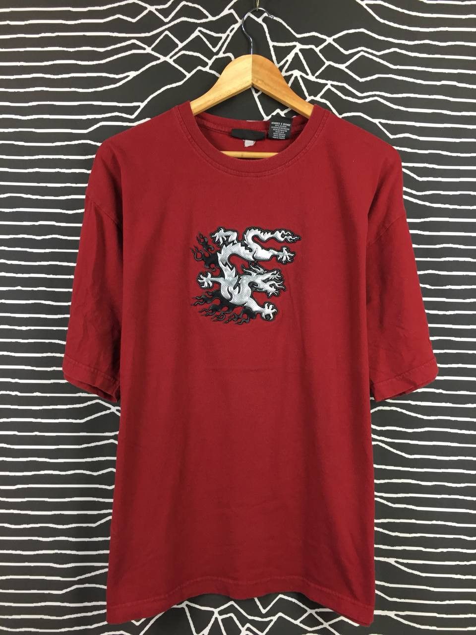 Vintage Vtg No Boundaries Shiny Dragon Center Logo Skate Tees Size US XL / EU 56 / 4 - 3 Thumbnail