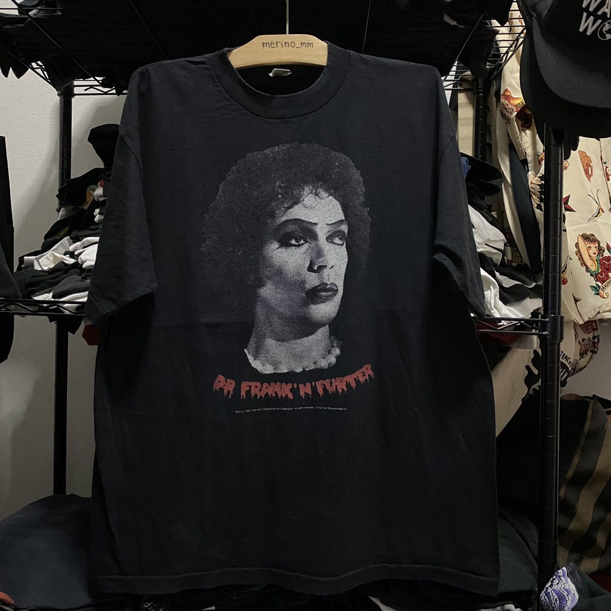 Vintage VTG 90S THE ROCKY HORROR PICTURE SHOW MOVIE Size US XL / EU 56 / 4 - 2 Thumbnail