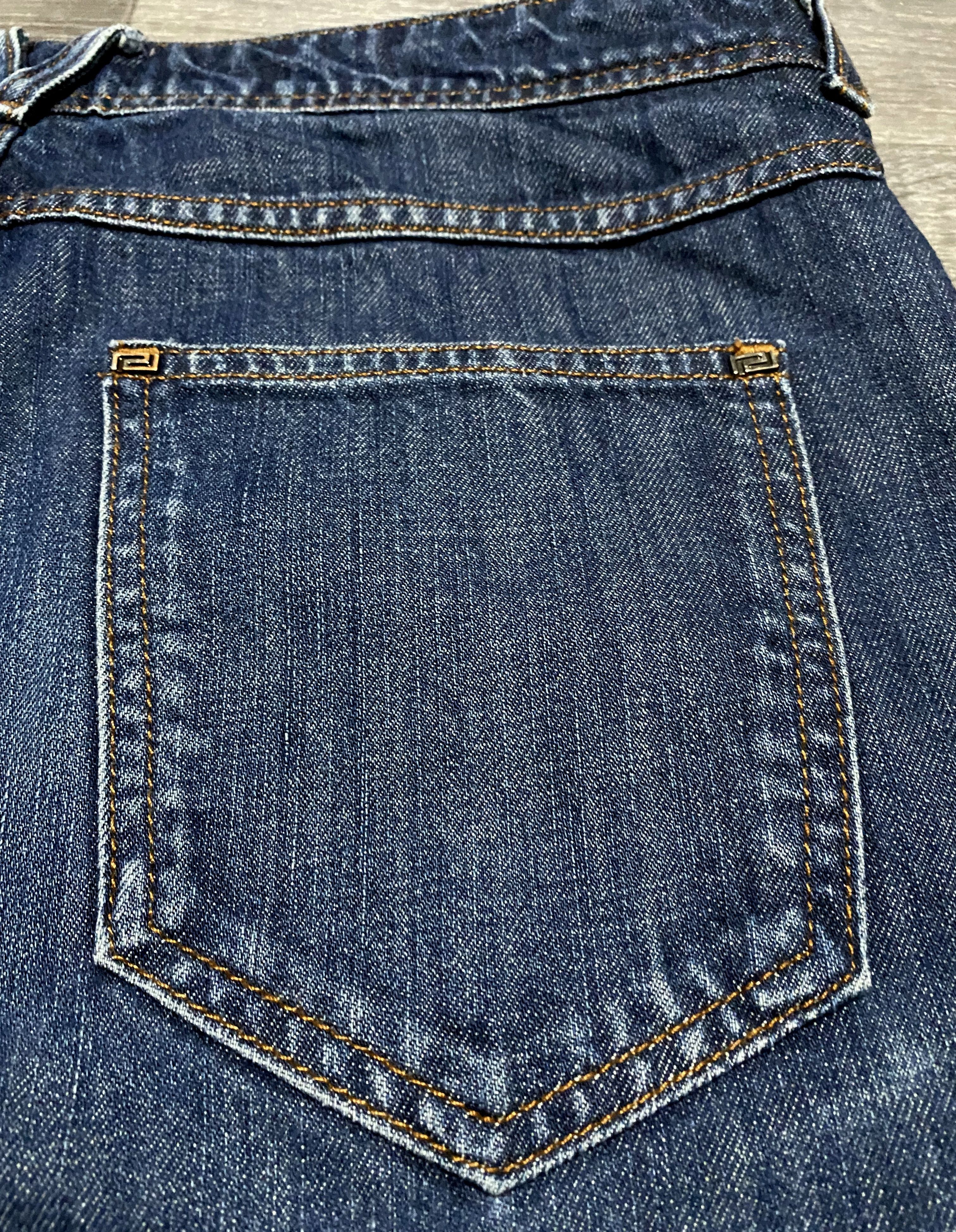 H&M × Versace Unisex Versace H&M 2012 Cruise Collection Washed Jeans Denim Size US 31 - 8 Thumbnail