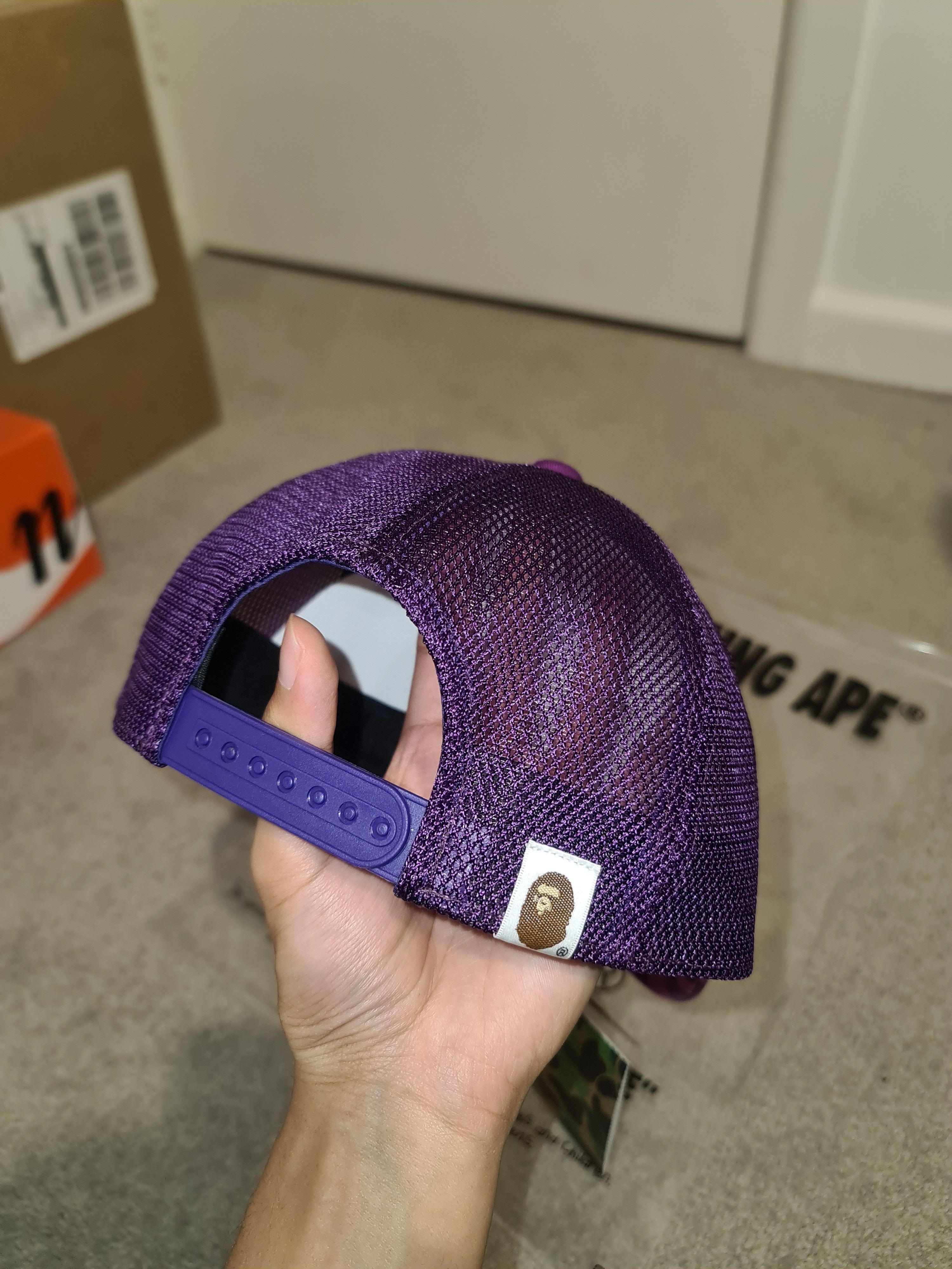 Bape Bape x Stussy Camo Trucker Cap Size ONE SIZE - 3 Thumbnail