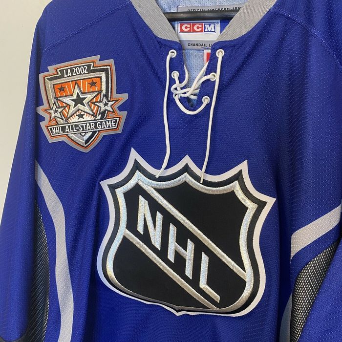 Maillot Vintage Joe Sakic - All-Star Game 2002 - Taille M - Bleu - CCM - Collection Rare