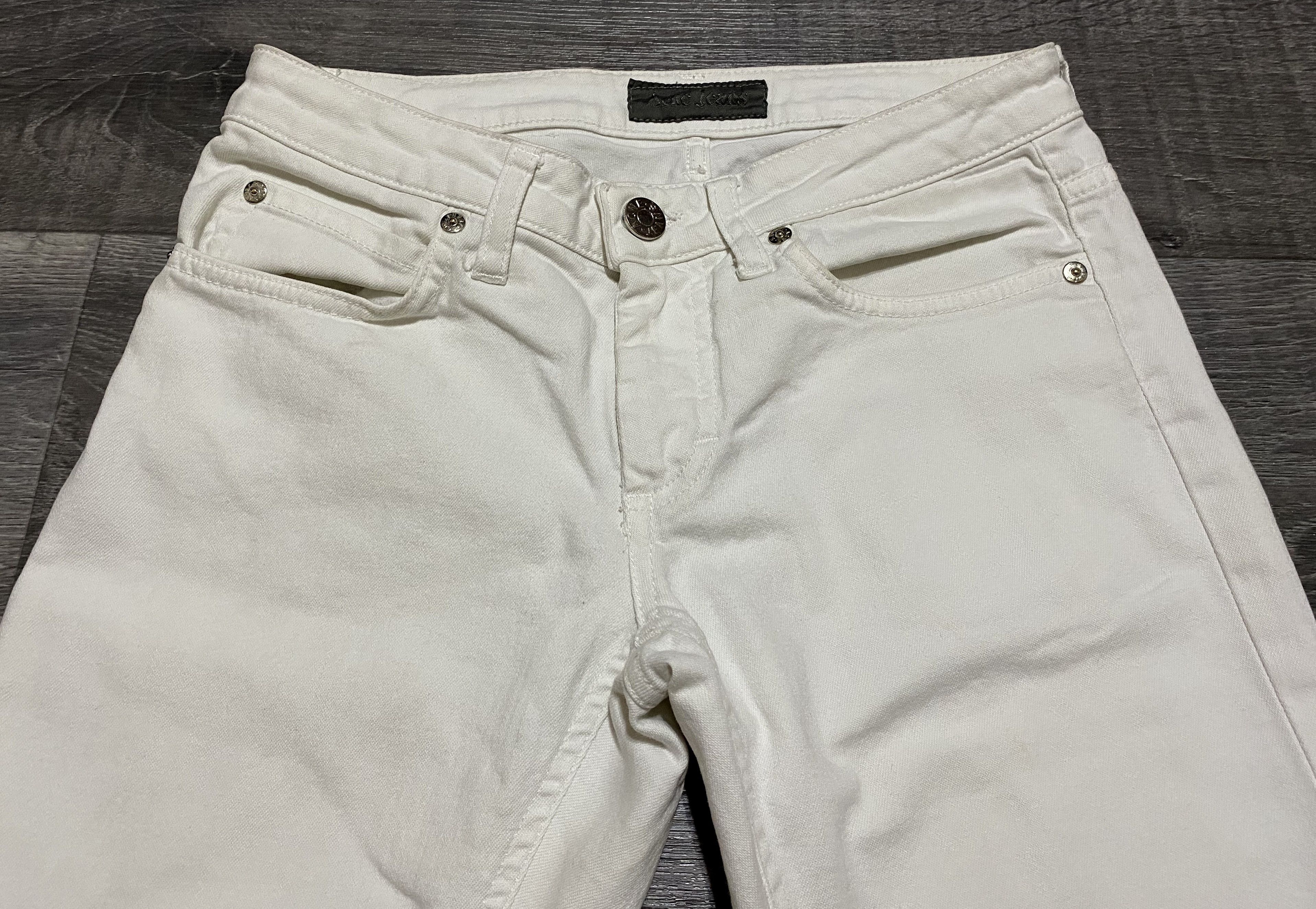 Acne Studios Women's Acne Studios Hep White Jeans Stretchy Denim Size 27" / US 4 / IT 40 - 6 Thumbnail