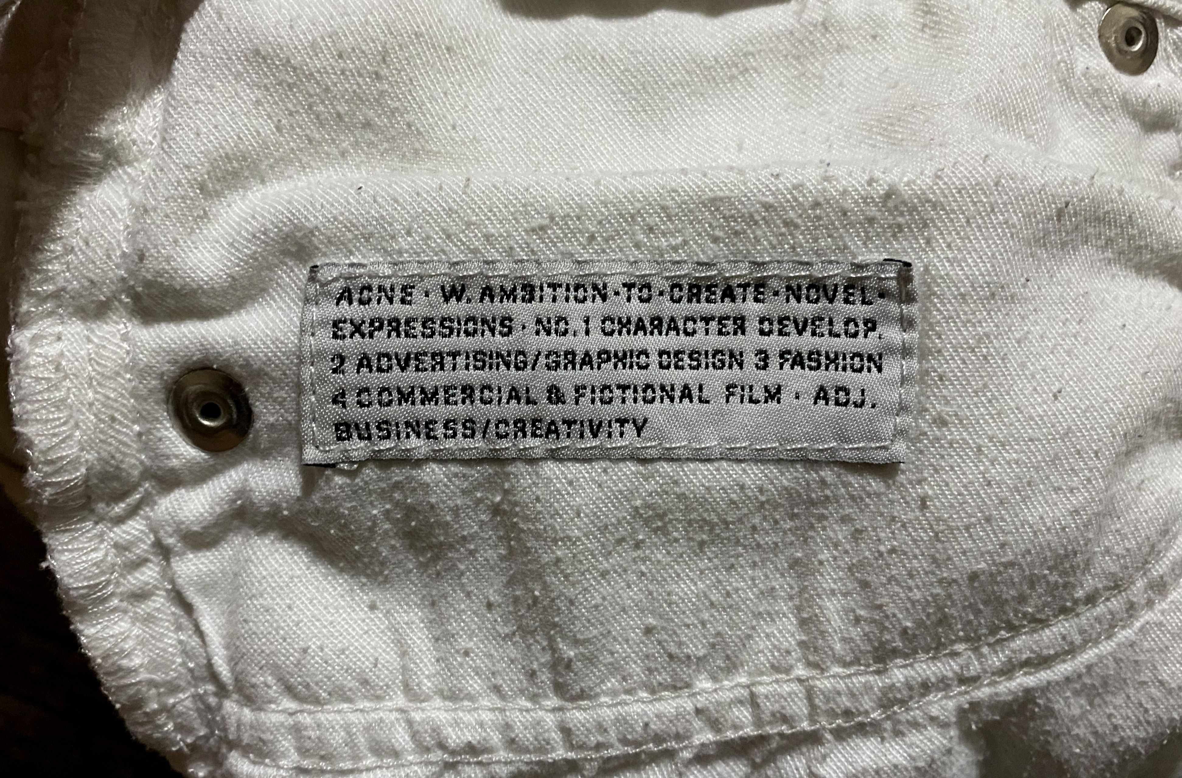 Acne Studios Women's Acne Studios Hep White Jeans Stretchy Denim Size 27" / US 4 / IT 40 - 13 Thumbnail