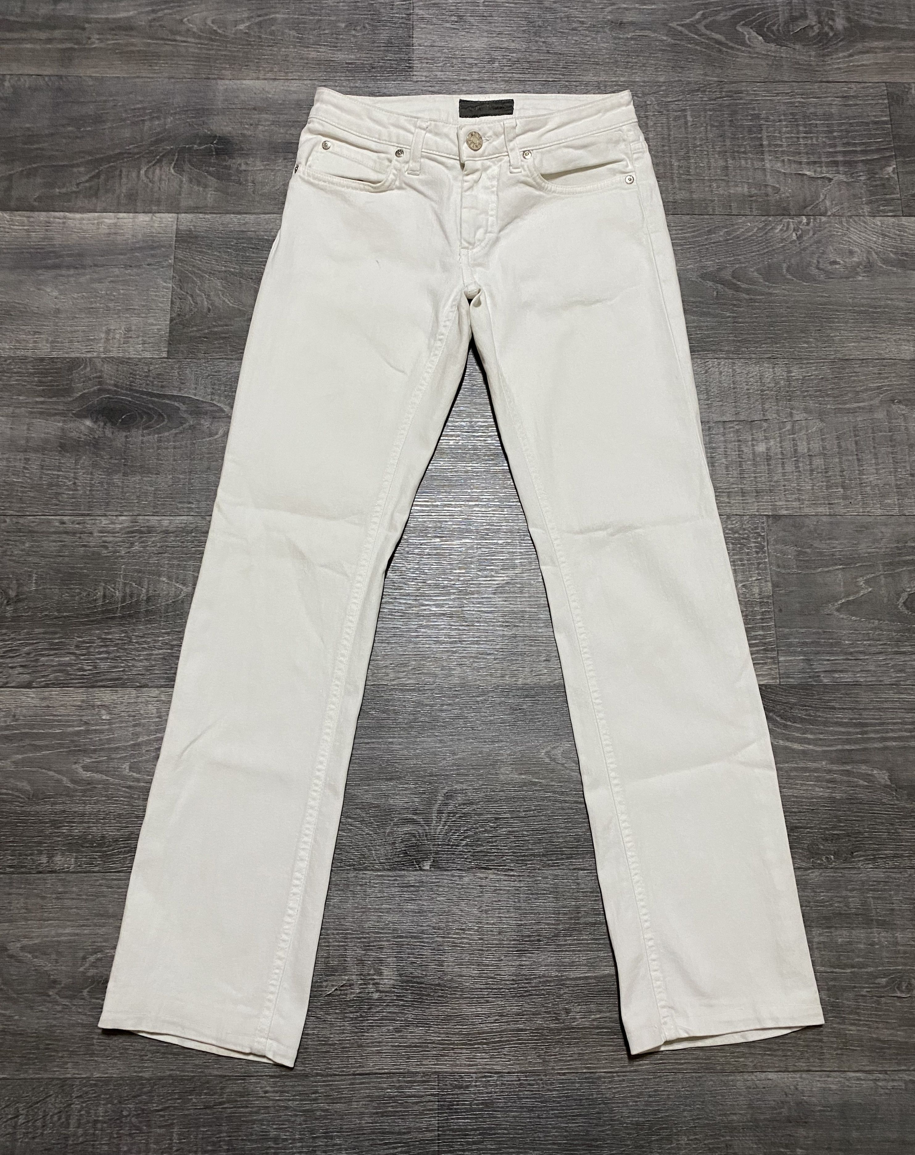 Acne Studios Women's Acne Studios Hep White Jeans Stretchy Denim Size 27" / US 4 / IT 40 - 2 Thumbnail