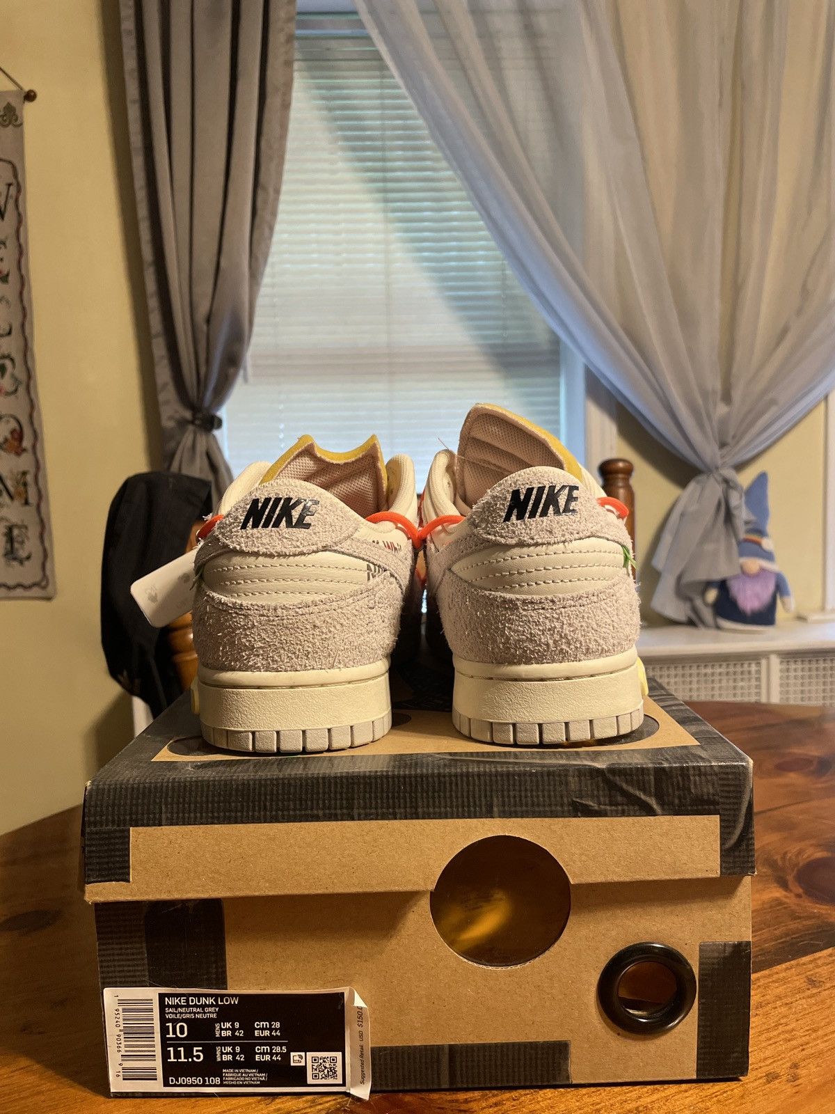 Nike × Off-White Off-White Nike Dunk Low “The 50” Lot 11 Size US 10 / EU 43 - 4 Thumbnail