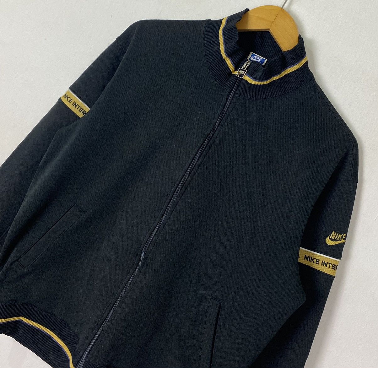 Nike × Vintage Vintage Nike International Tracktop Sweater Size US XL / EU 56 / 4 - 4 Thumbnail