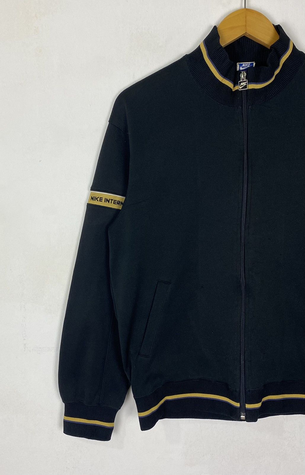 Nike × Vintage Vintage Nike International Tracktop Sweater Size US XL / EU 56 / 4 - 3 Thumbnail