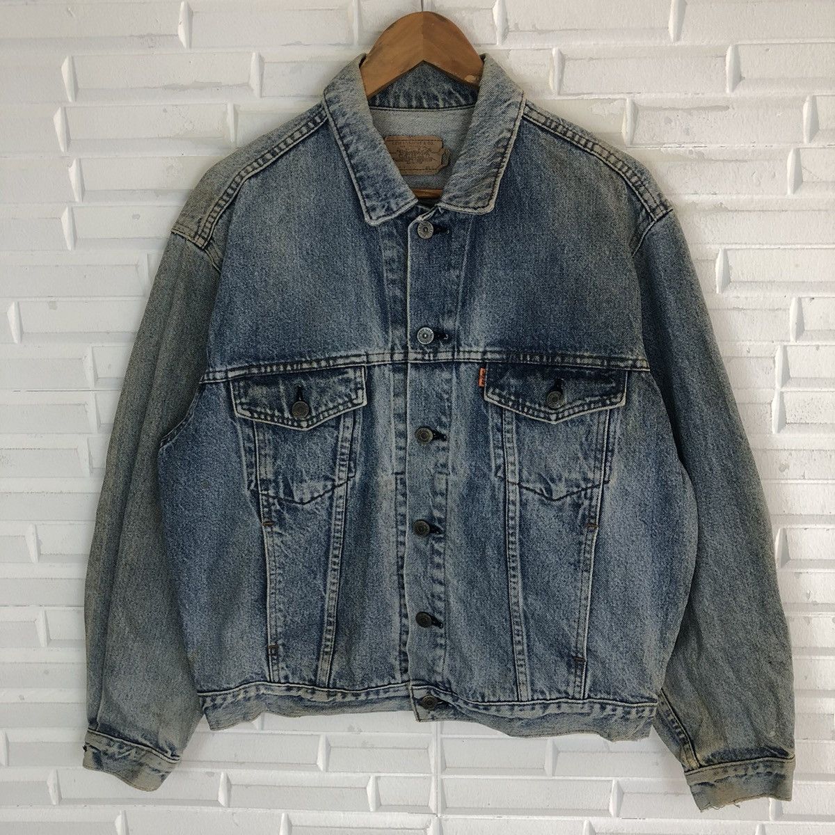 Levi's × Levi's Vintage Clothing LEVIS ORANGE TAG DENIM JACKET Size US L / EU 52-54 / 3 - 3 Thumbnail
