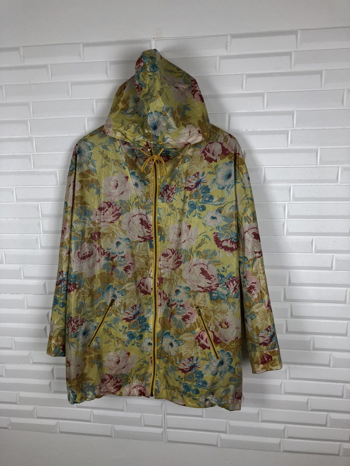 Kenzo × Vintage KENZO JUNGLE NICE DESIGN LIGHT HOODIE JACKET Size US M / EU 48-50 / 2 - 3 Thumbnail