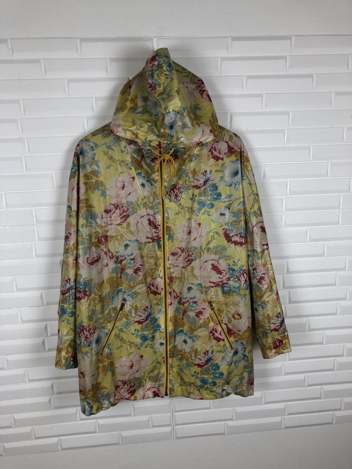 Kenzo × Vintage KENZO JUNGLE NICE DESIGN LIGHT HOODIE JACKET Size US M / EU 48-50 / 2 - 4 Thumbnail