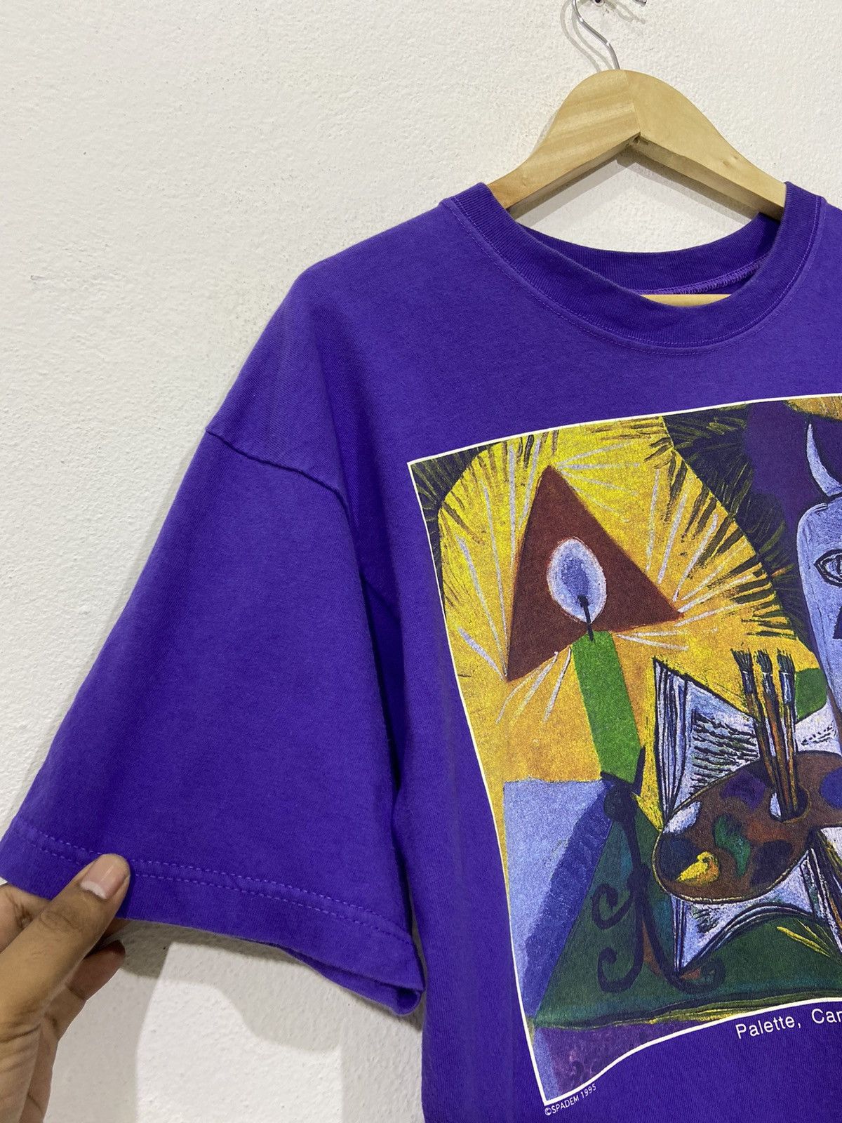 Arts & Science × Vintage Vintage 90s Pablo Picasso Art Painter”1938 Tshirt Size US M / EU 48-50 / 2 - 2 Thumbnail