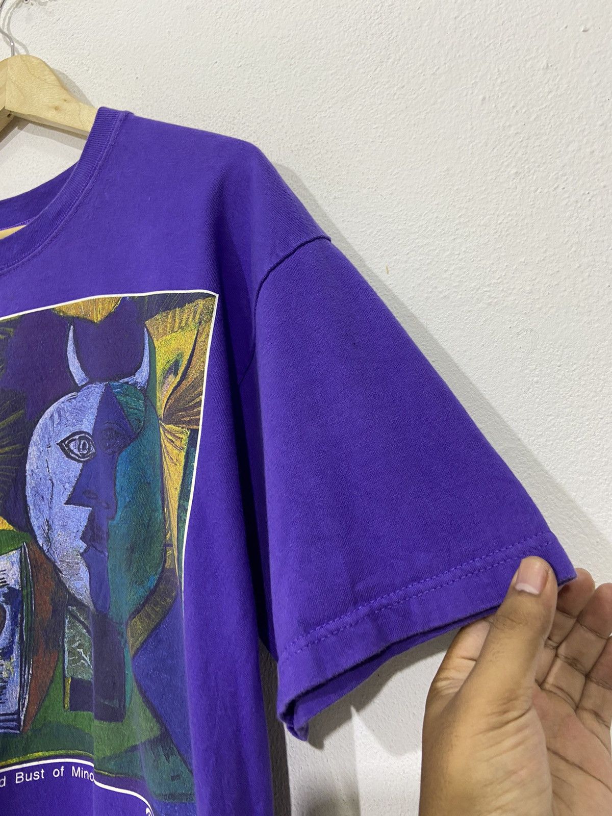 Arts & Science × Vintage Vintage 90s Pablo Picasso Art Painter”1938 Tshirt Size US M / EU 48-50 / 2 - 3 Thumbnail