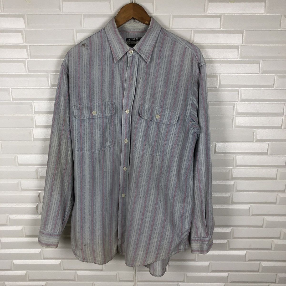 Sugar Cane × Vintage SUGAR CANE SHIRT BUTTON UP VINTAGE Size US M / EU 48-50 / 2 - 2 Thumbnail