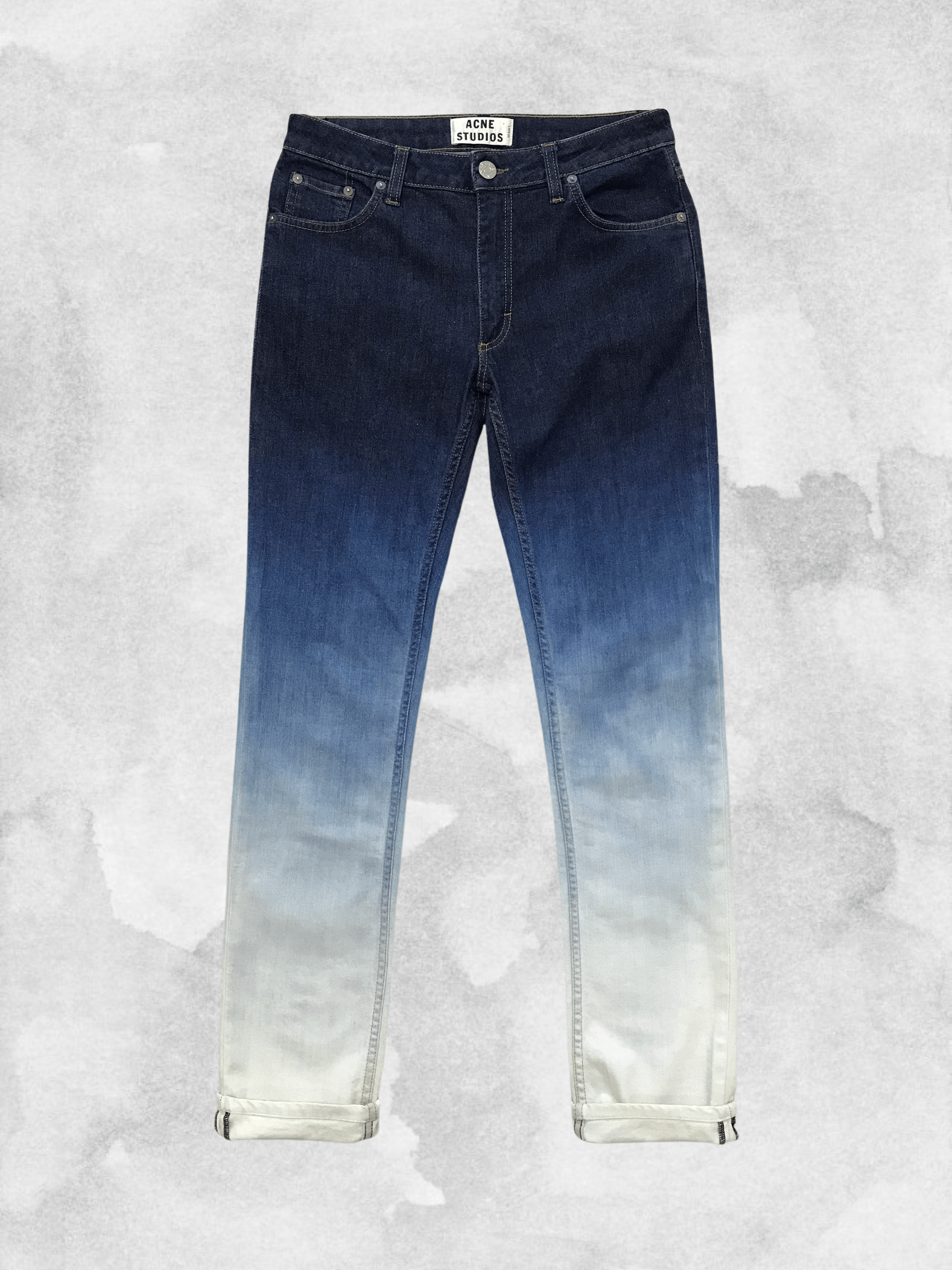 Acne Studios ACNE STUDIOS Flex S Degrade Jeans Blue Ombre Denim Pants Size 28" / US 6 / IT 42 - 1 Thumbnail