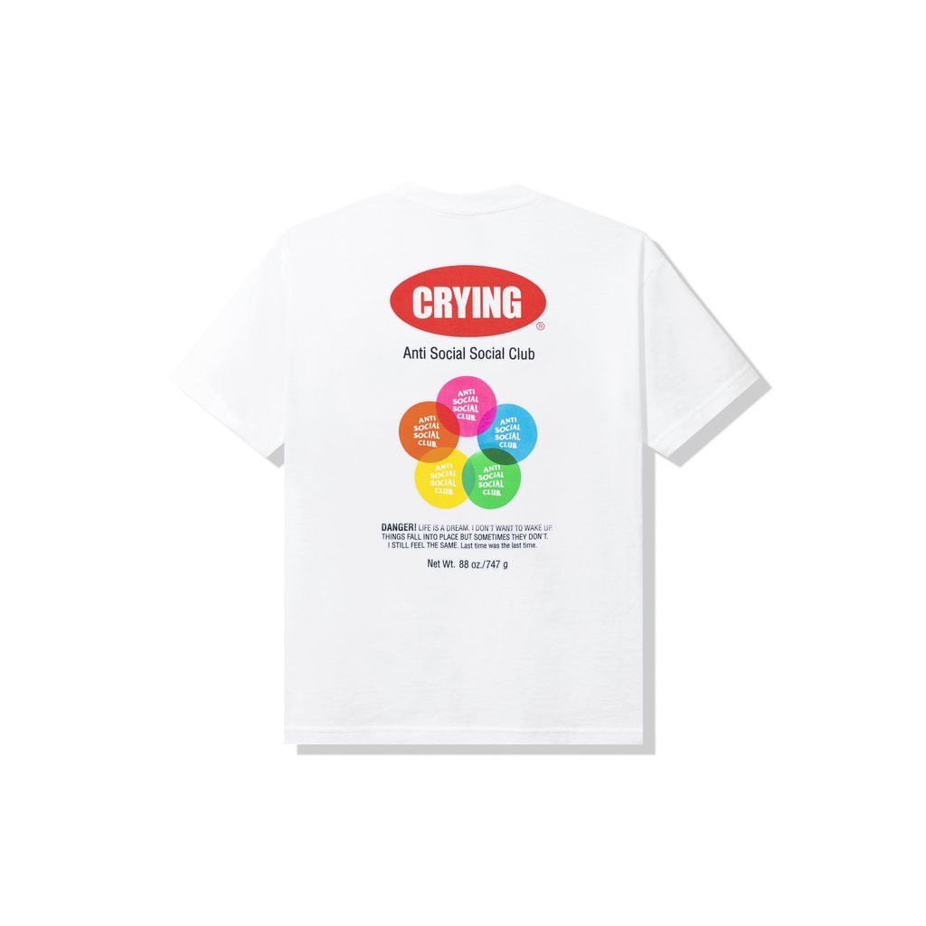 DS ASSC Crying Toy With Me White Tee FTP FOG CDG BAPE KITH