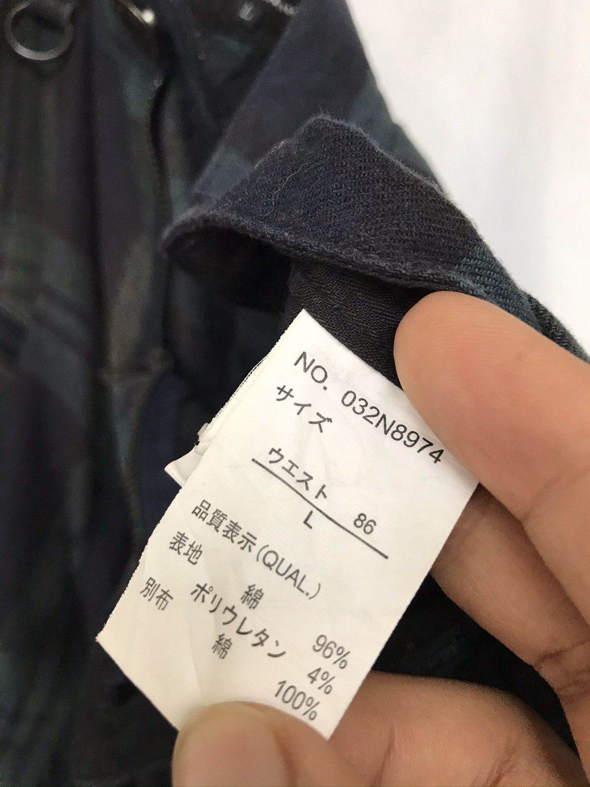 Japanese Brand × Vintage Beno Modern 7 Pocket Plaid Tartan Bikers Casual Pants Size US 32 / EU 48 - 20 Thumbnail