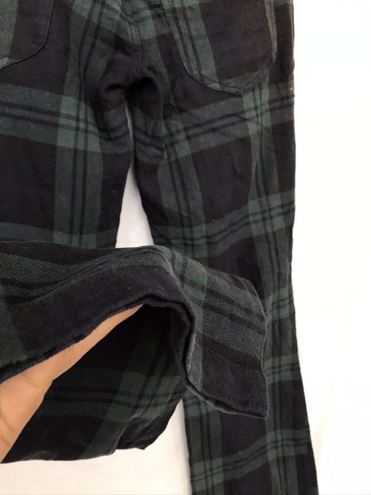 Japanese Brand × Vintage Beno Modern 7 Pocket Plaid Tartan Bikers Casual Pants Size US 32 / EU 48 - 12 Thumbnail