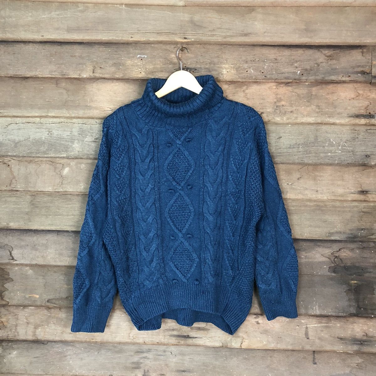 Aran Isles Knitwear Global Work Dark Blue Knitwear #H075 Size US M / EU 48-50 / 2 - 1 Thumbnail