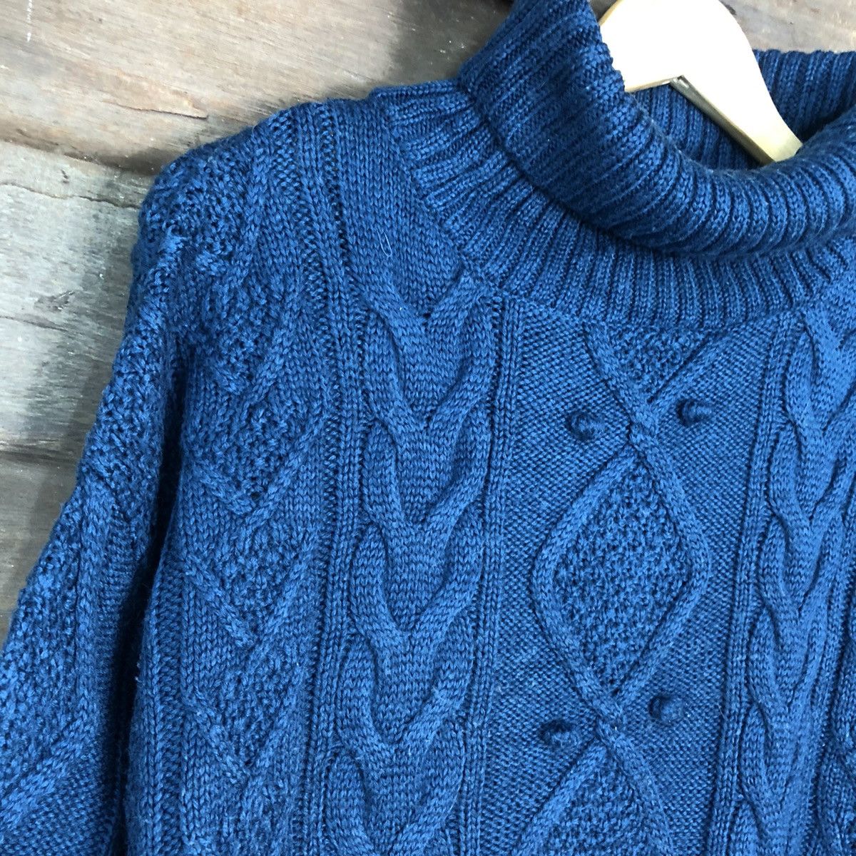 Aran Isles Knitwear Global Work Dark Blue Knitwear #H075 Size US M / EU 48-50 / 2 - 6 Thumbnail