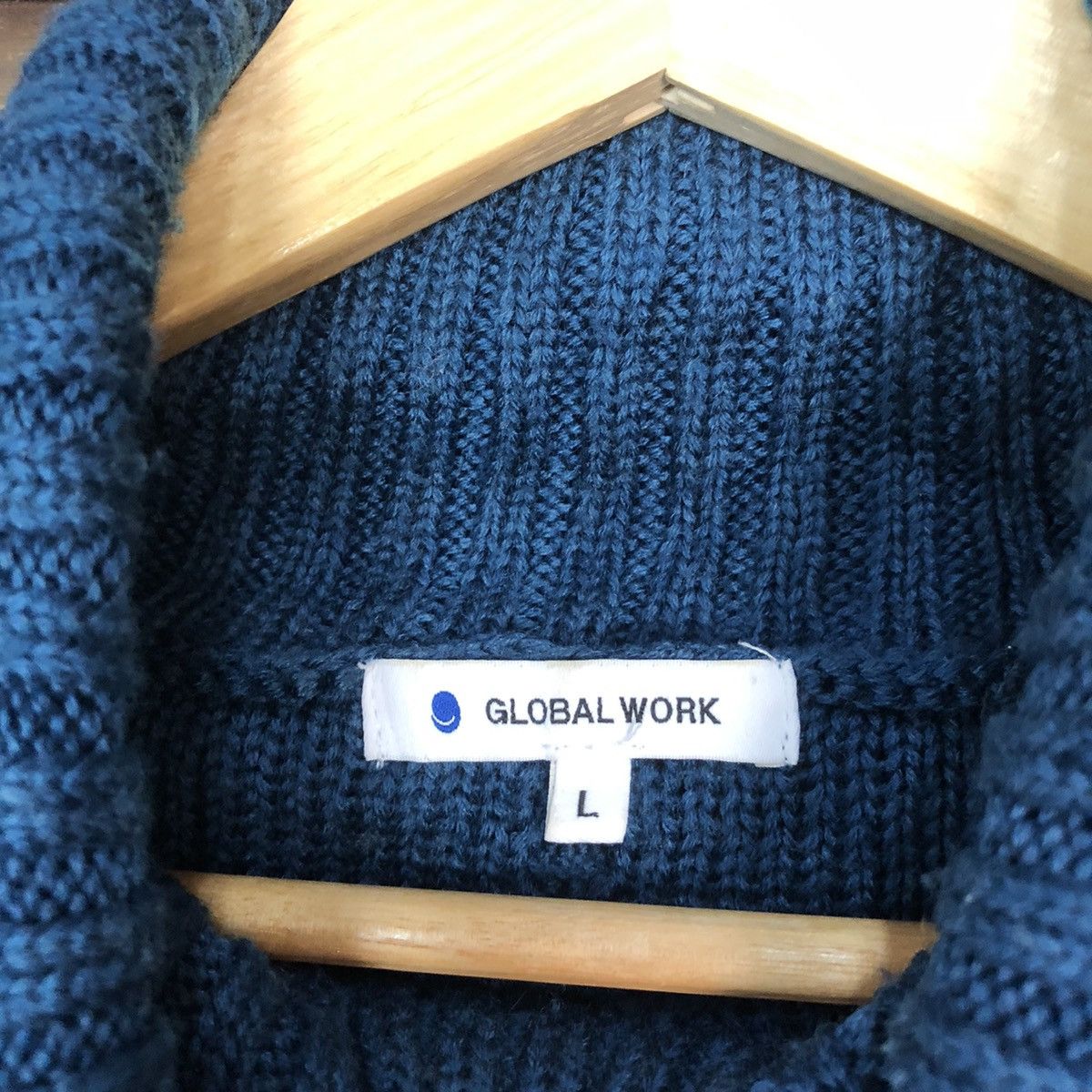 Aran Isles Knitwear Global Work Dark Blue Knitwear #H075 Size US M / EU 48-50 / 2 - 7 Thumbnail