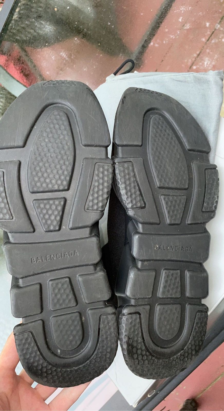 Balenciaga Balenciaga Speed Trainers Triple Black Size US 12 / EU 45 - 6 Thumbnail