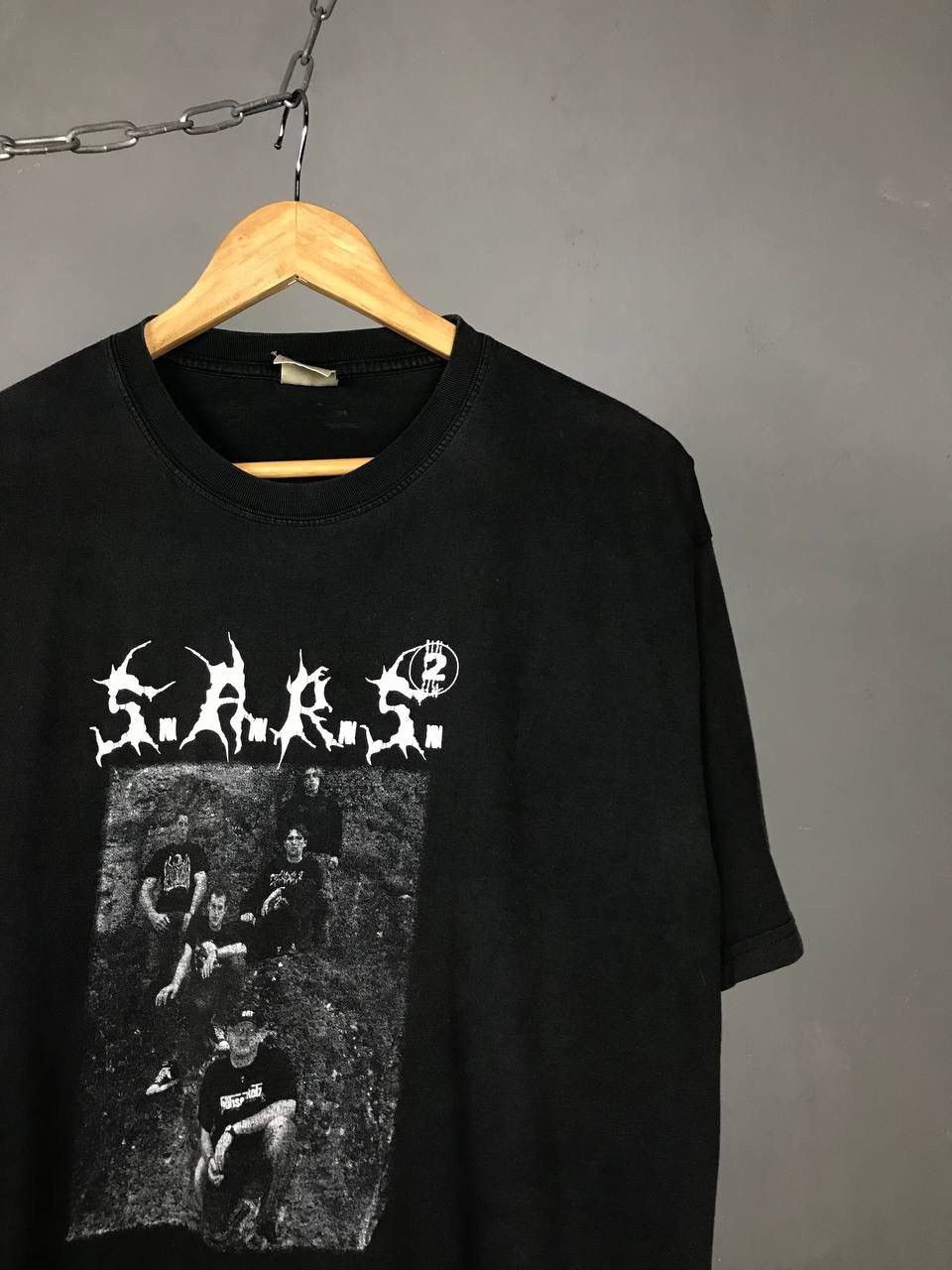 Band Tees S.A.R.S SARS vintage rock band metal overprinted tee Size US L / EU 52-54 / 3 - 2 Thumbnail