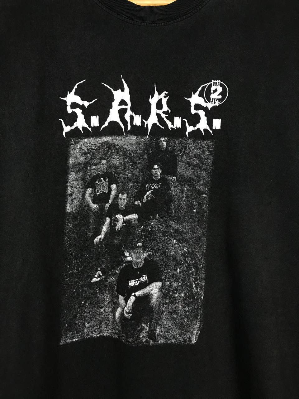 Band Tees S.A.R.S SARS vintage rock band metal overprinted tee Size US L / EU 52-54 / 3 - 3 Thumbnail