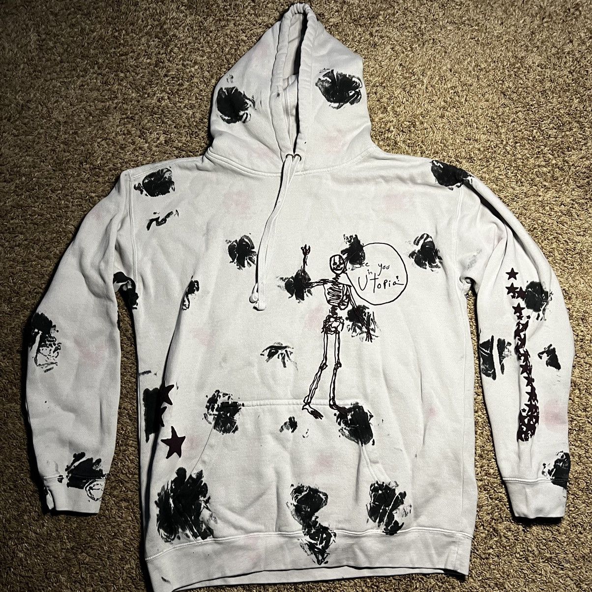 Travis Scott *RARE* GREY ASTROWORLD MERCH 2021 SEE YOU IN UTOPIA HOODIE