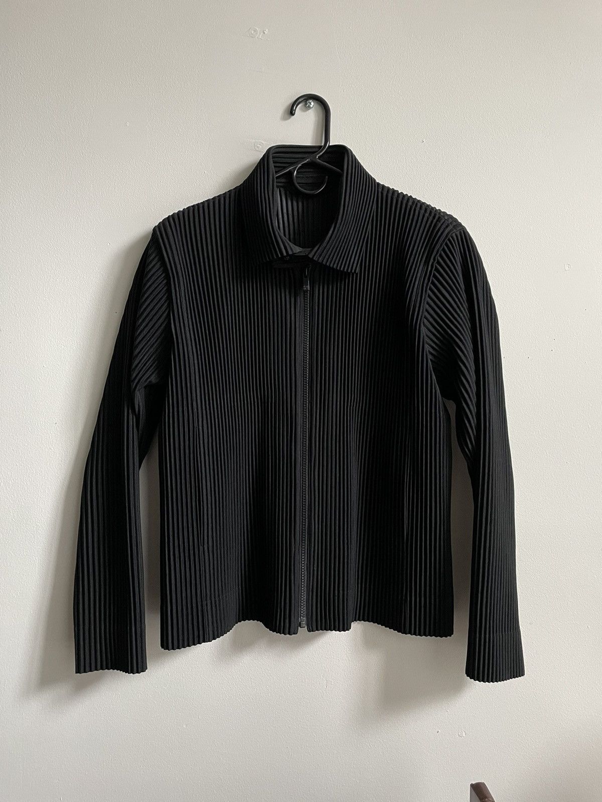 Issey Miyake Homme Plisse Light Zip Jacket Black | Grailed