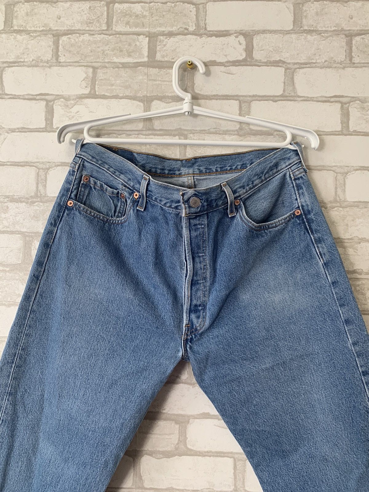 Levi's Levi’s light blue stonewashed denim pants 501 made in USA Size US 36 / EU 52 - 5 Thumbnail