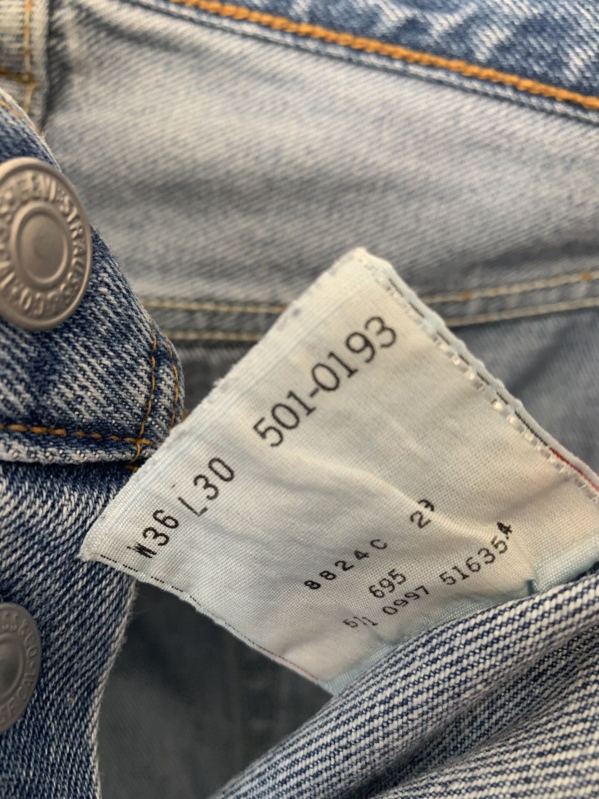 Levi's Levi’s light blue stonewashed denim pants 501 made in USA Size US 36 / EU 52 - 9 Thumbnail