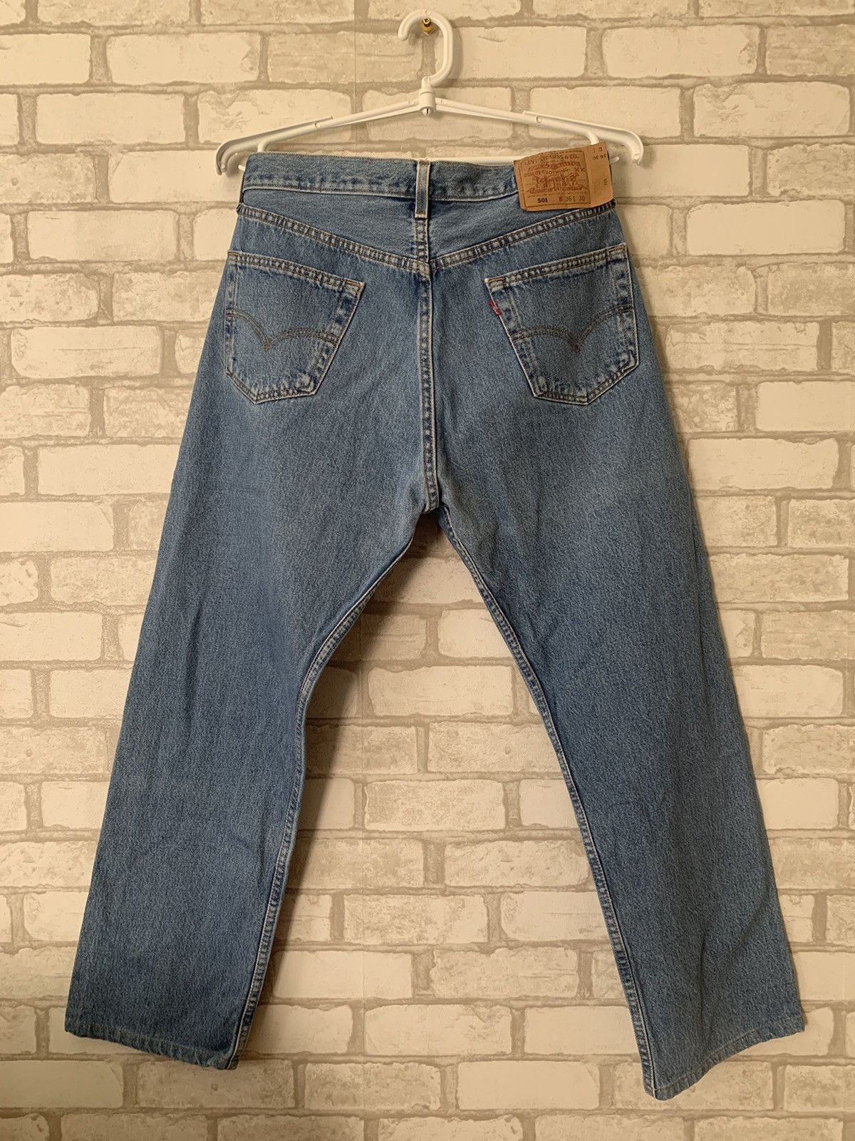 Levi's Levi’s light blue stonewashed denim pants 501 made in USA Size US 36 / EU 52 - 1 Thumbnail