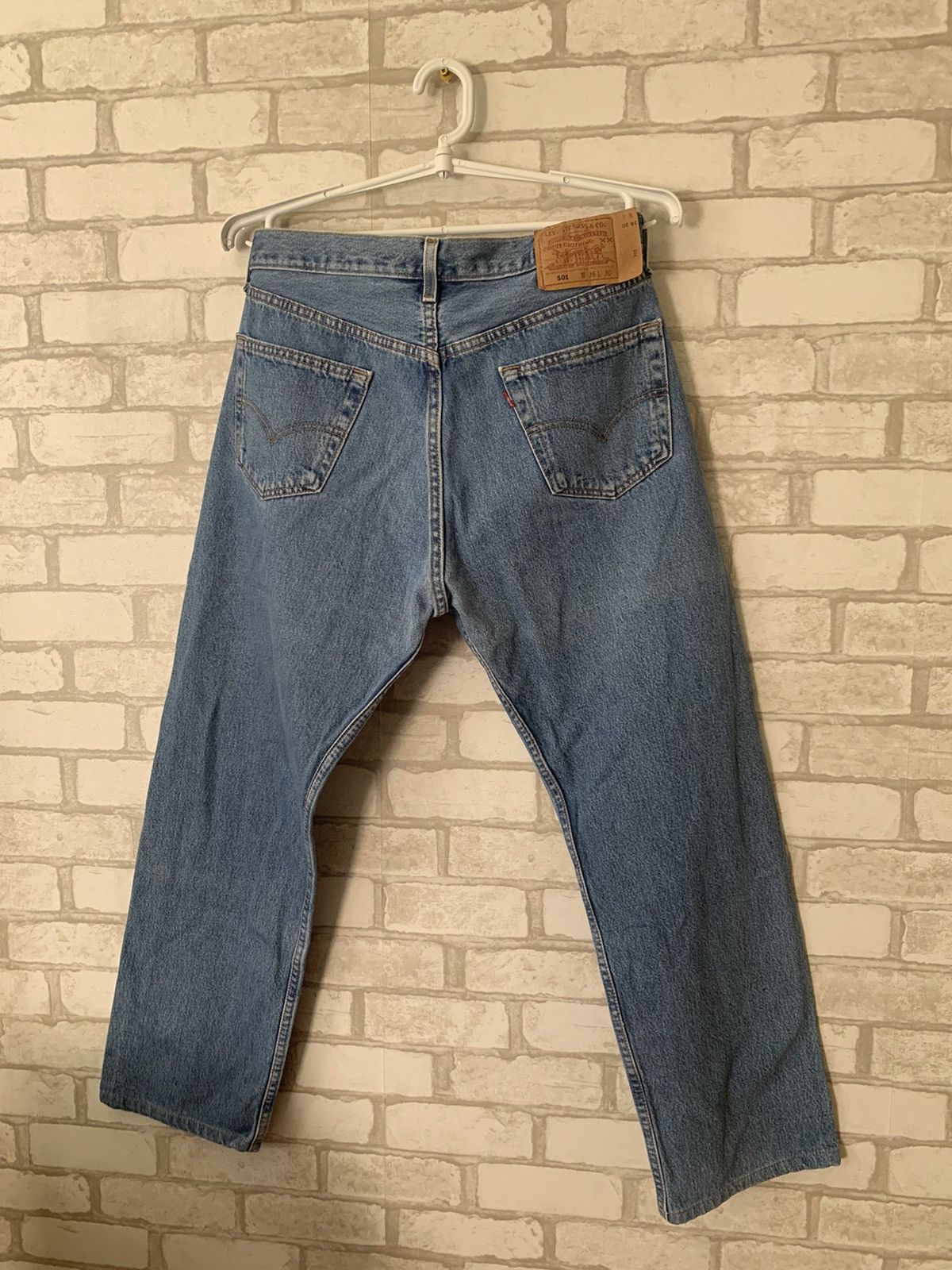 Levi's Levi’s light blue stonewashed denim pants 501 made in USA Size US 36 / EU 52 - 3 Thumbnail