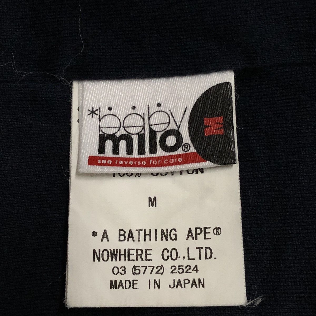 Bape Og A Bathing Ape Baby Milo Junk Food Reversible Tee Size US M / EU 48-50 / 2 - 8 Thumbnail